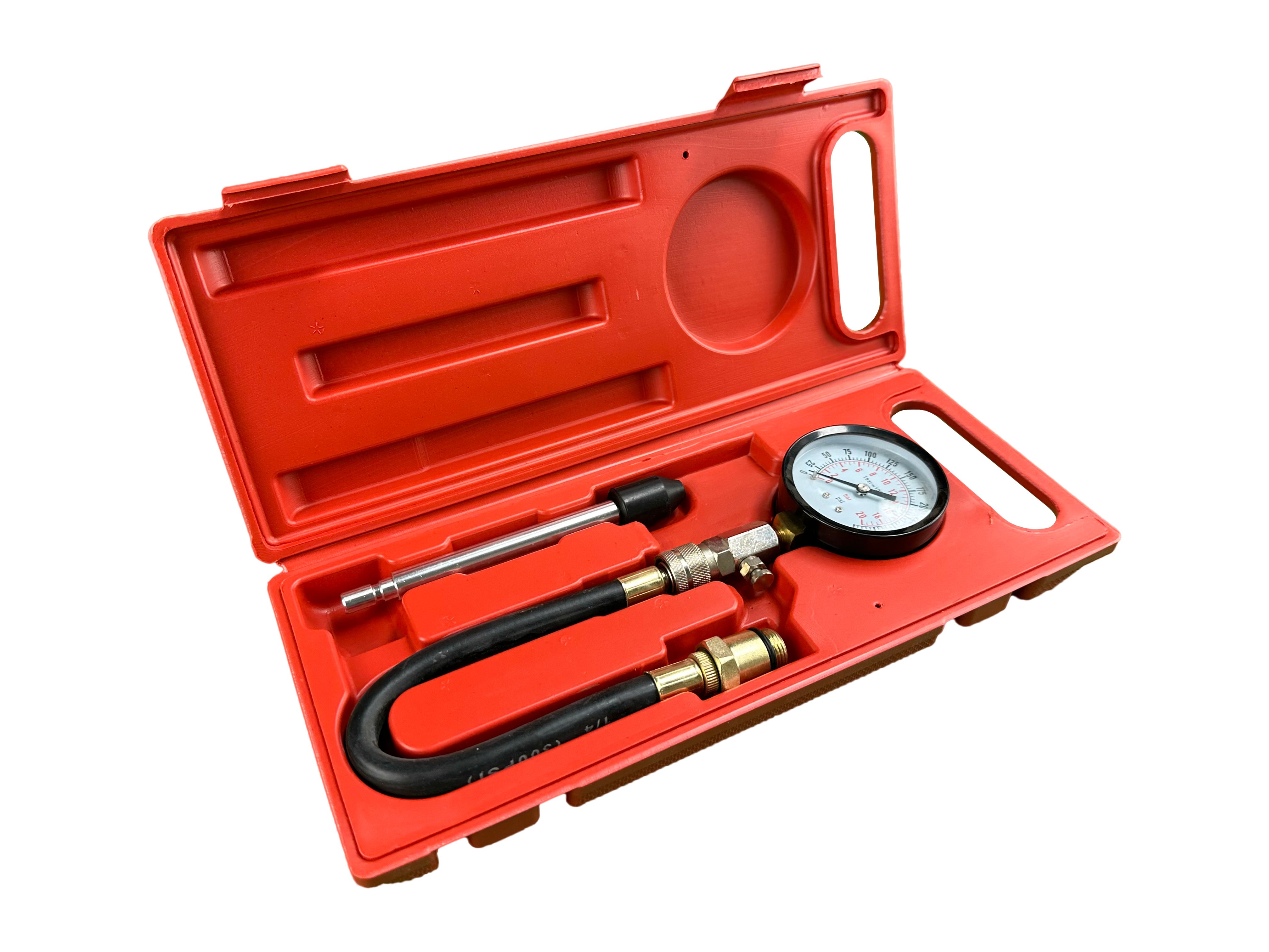 Set di tester compressione per motori a benzina, compressione motore per auto e camion, Gebo Tools