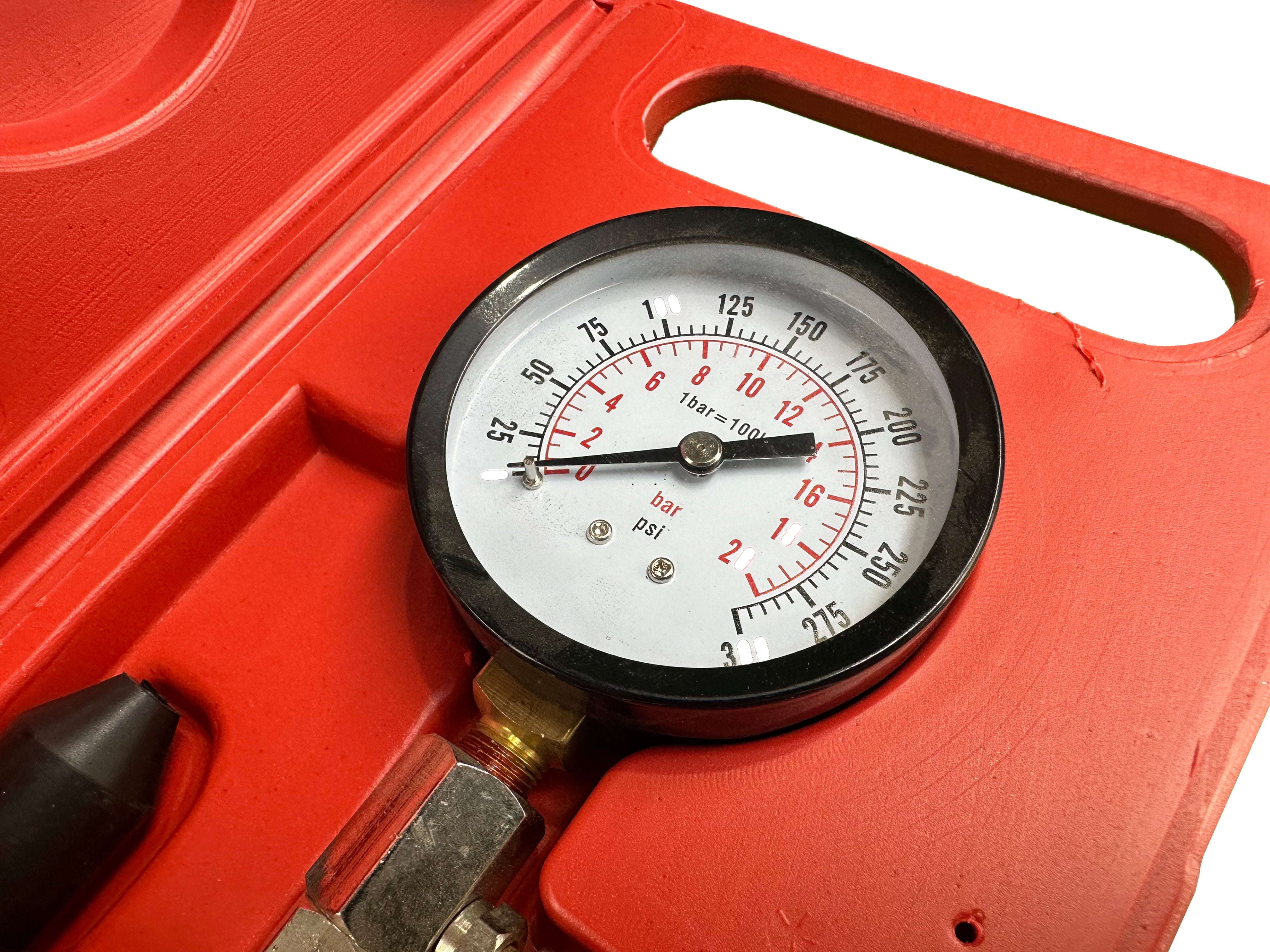 Set di tester compressione per motori a benzina, compressione motore per auto e camion, Gebo Tools