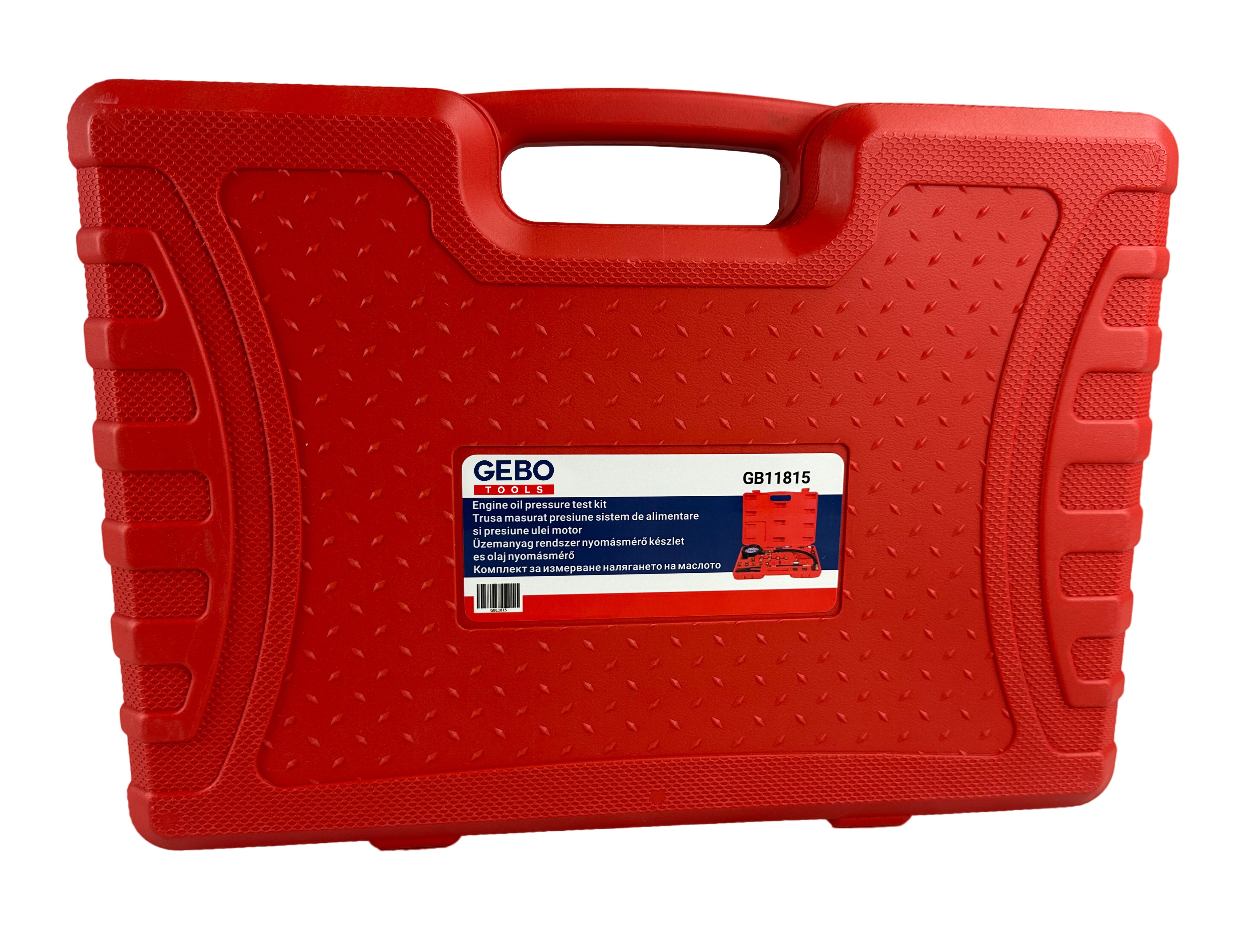 Kit tester pressione, compressione iniezione carburante, manometro diagnostico per carburante, set per testare la pressione della benzina dell’auto, 0-10 bar (0 – 140 PSI), 21 pezzi Gebo Tools