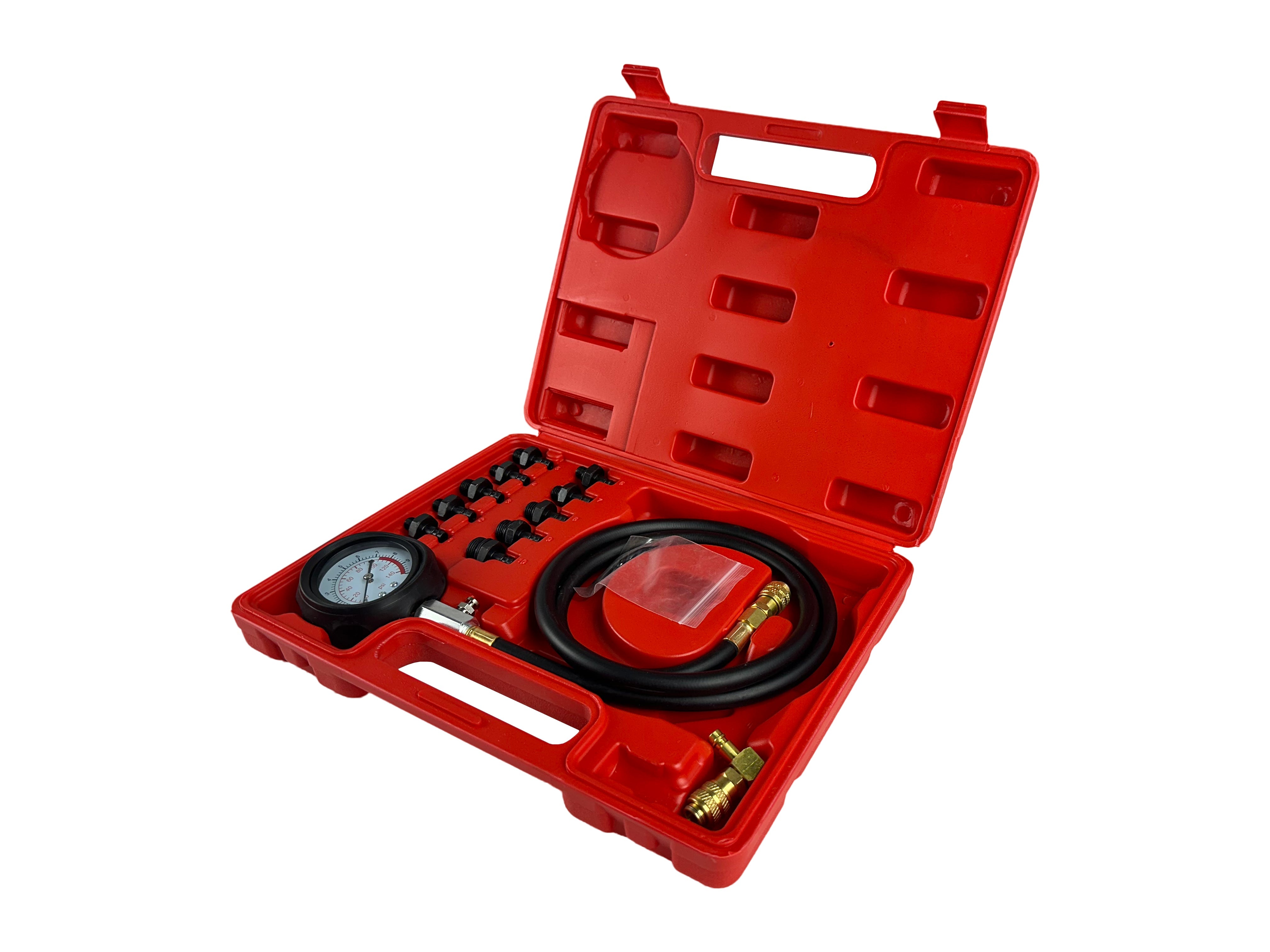 Misuratore pressione olio, tester strumento di misurazione olio, set per test pressione dell'olio, 0 - 10bar (0 - 140psi), modello 2 Gebo Tools