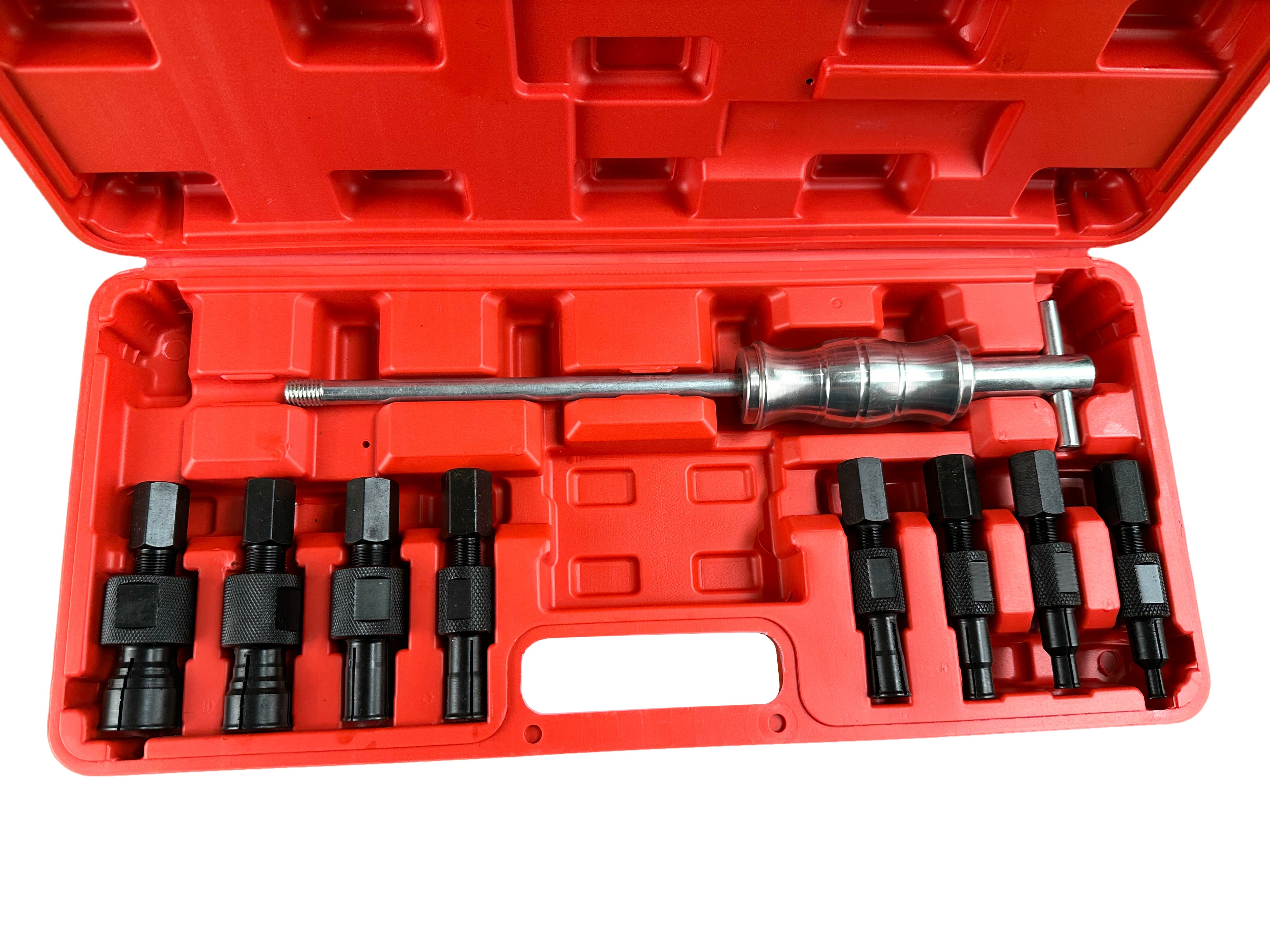 Estrattore cuscinetti interni, kit estrattore cuscinetti ciechi con martello scorrevole, estrattori di rimozione-smontaggio cuscinetto (rosso), Gebo Tools