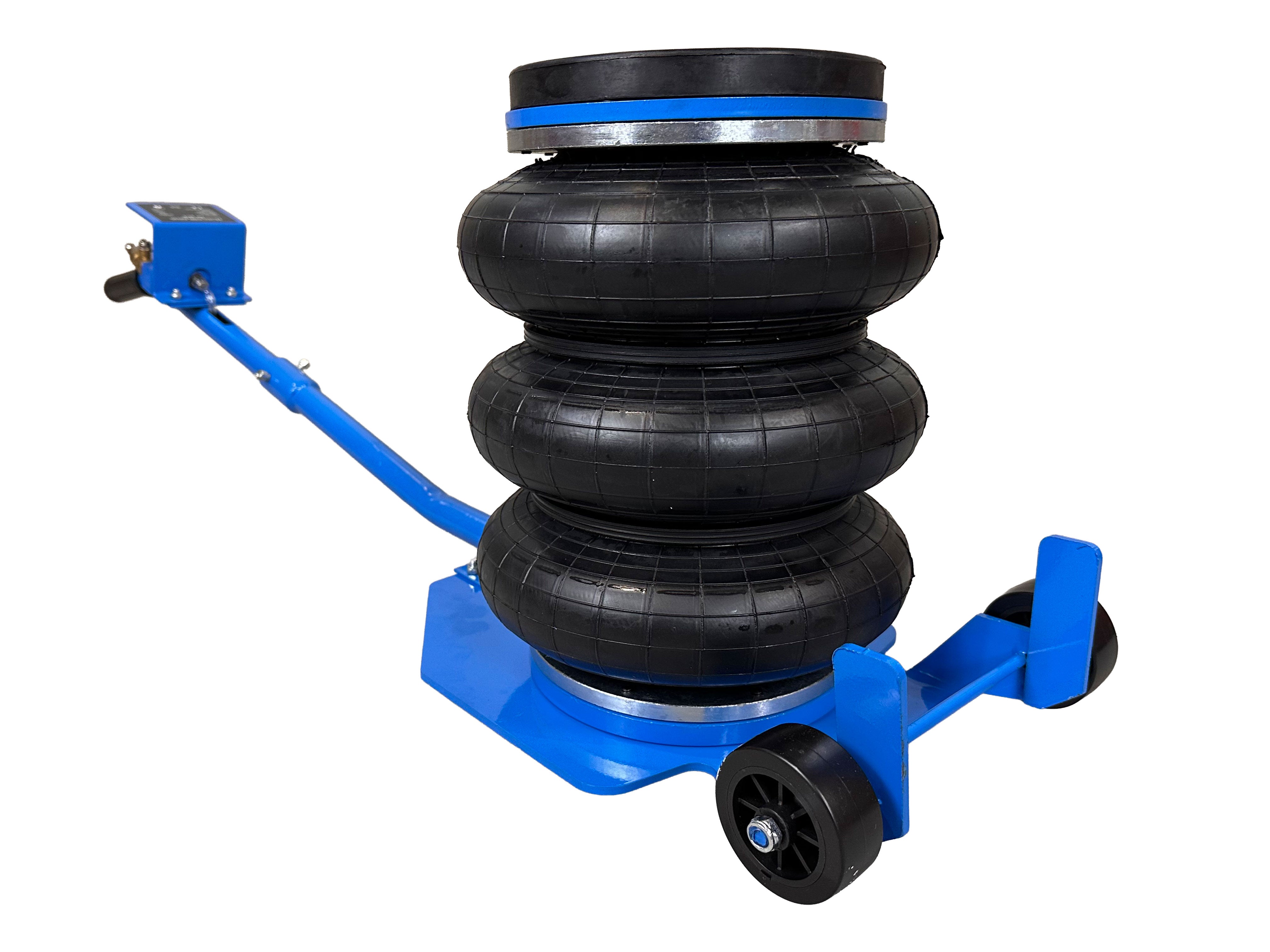 Cric ad aria compressa, 3 tonnellate/3000 kg, cric airbag, sollevamento 150–500 mm, cric pneumatico da sollevamento pneumatico con maniglia per auto, garage, Castex