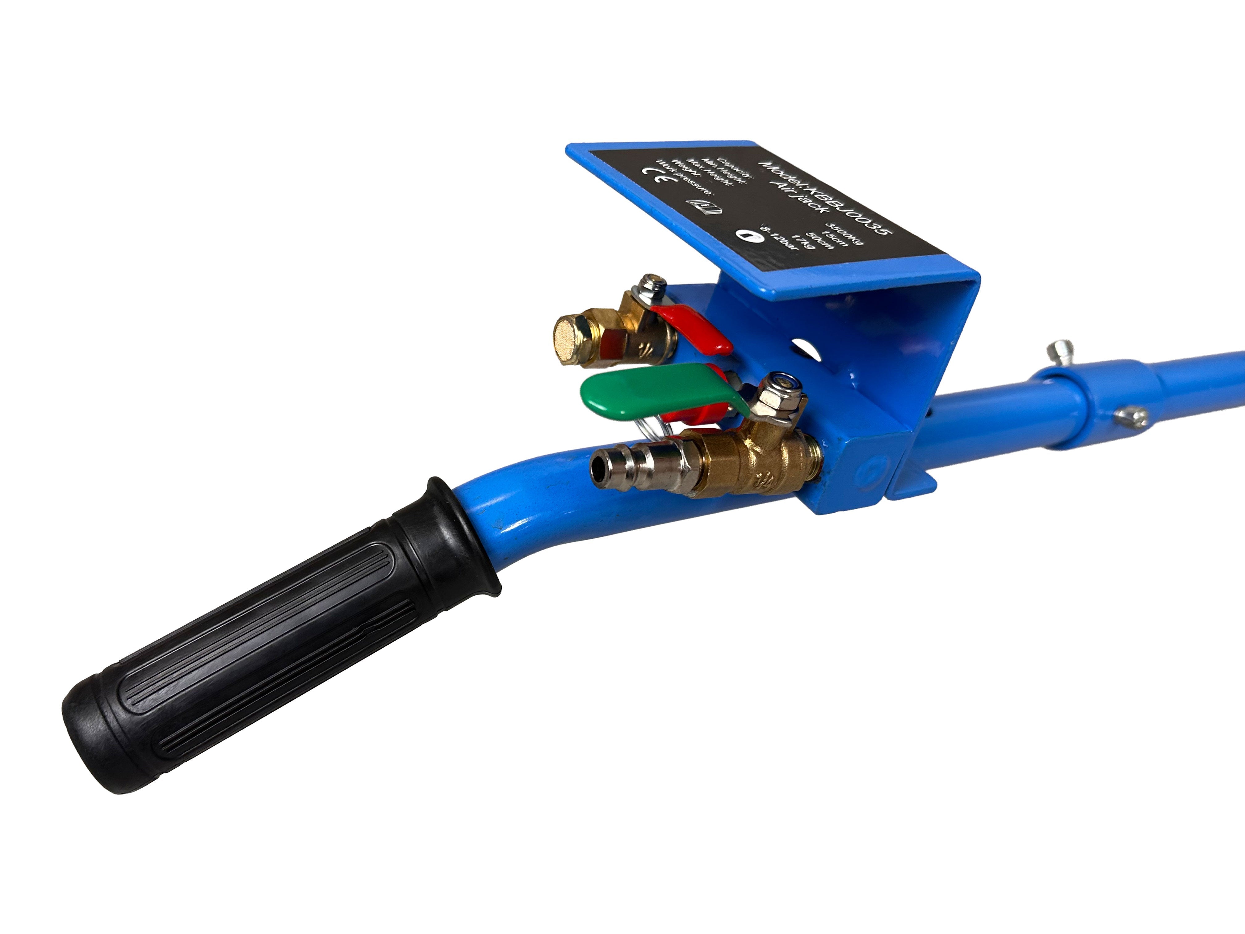 Cric ad aria compressa, 3 tonnellate/3000 kg, cric airbag, sollevamento 150–500 mm, cric pneumatico da sollevamento pneumatico con maniglia per auto, garage, Castex