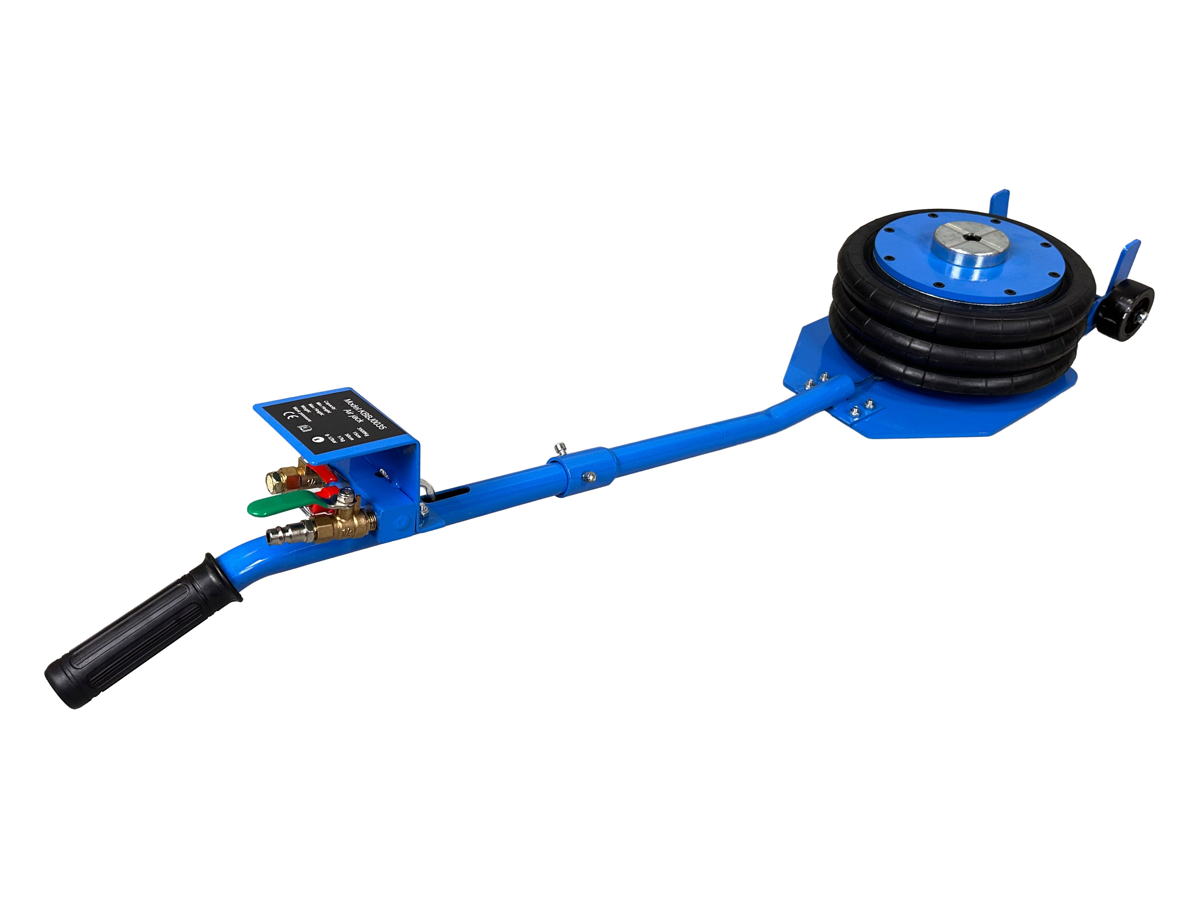 Cric ad aria compressa, 3 tonnellate/3000 kg, cric airbag, sollevamento 150–500 mm, cric pneumatico da sollevamento pneumatico con maniglia per auto, garage, Castex