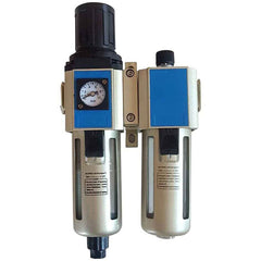 Unità di manutenzione aria compressa, filtro regolatore pressione, attacco 1/2, separatore acqua