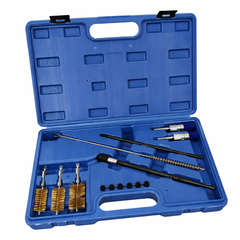Set spazzole pulizia sedile dell'iniettore ,strumento per la pulizia degli iniettori per motori diesel, kit spazzola per la pulizia della sede degli iniettori dei motori,pulizia iniettori professionale rimozione ruggine e lucidatura Gebo Tools