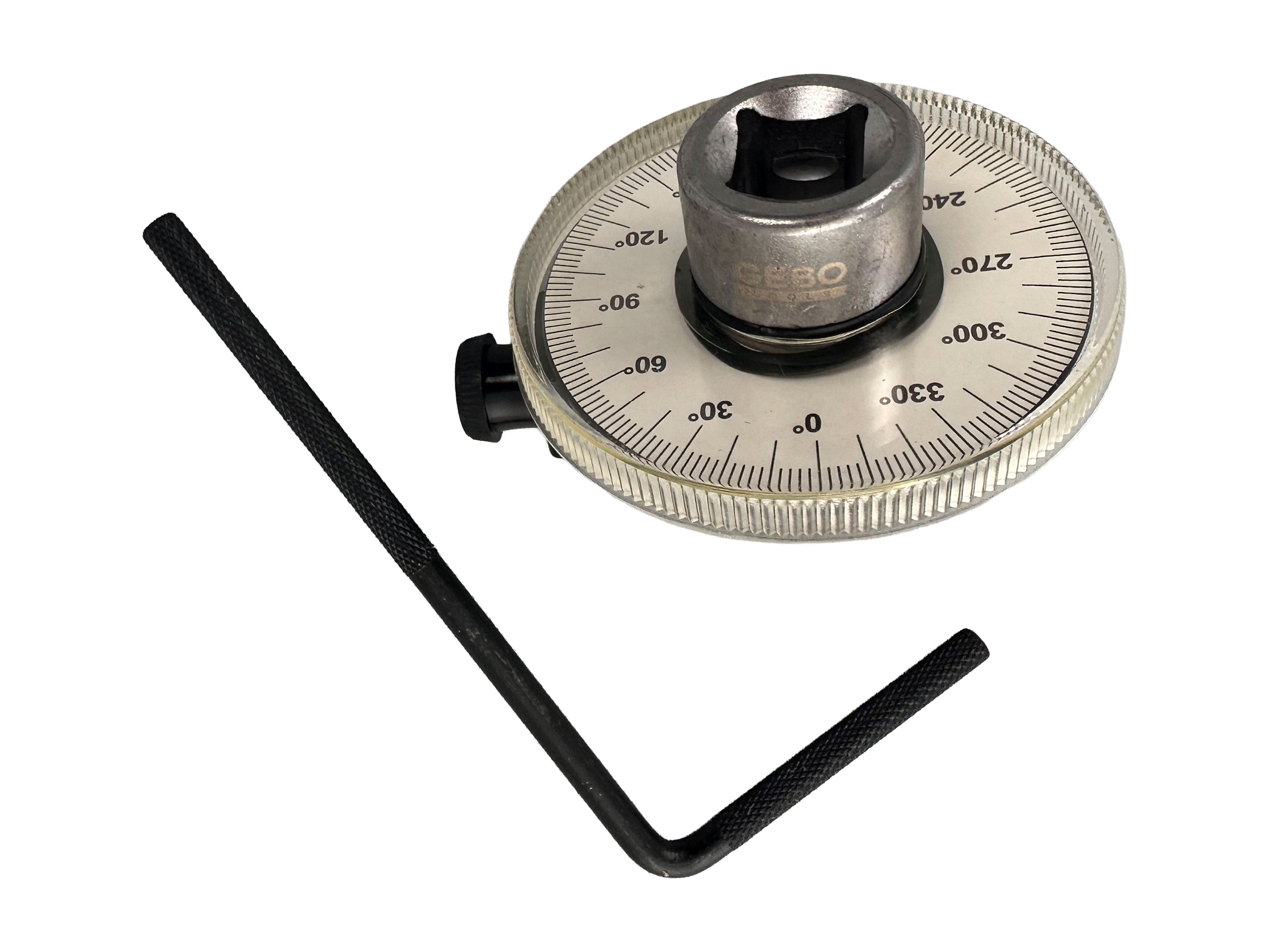 Goniometro 1/2'' per il serraggio controllato di dadi e viti con chiave dinamometrica Gebo Tools