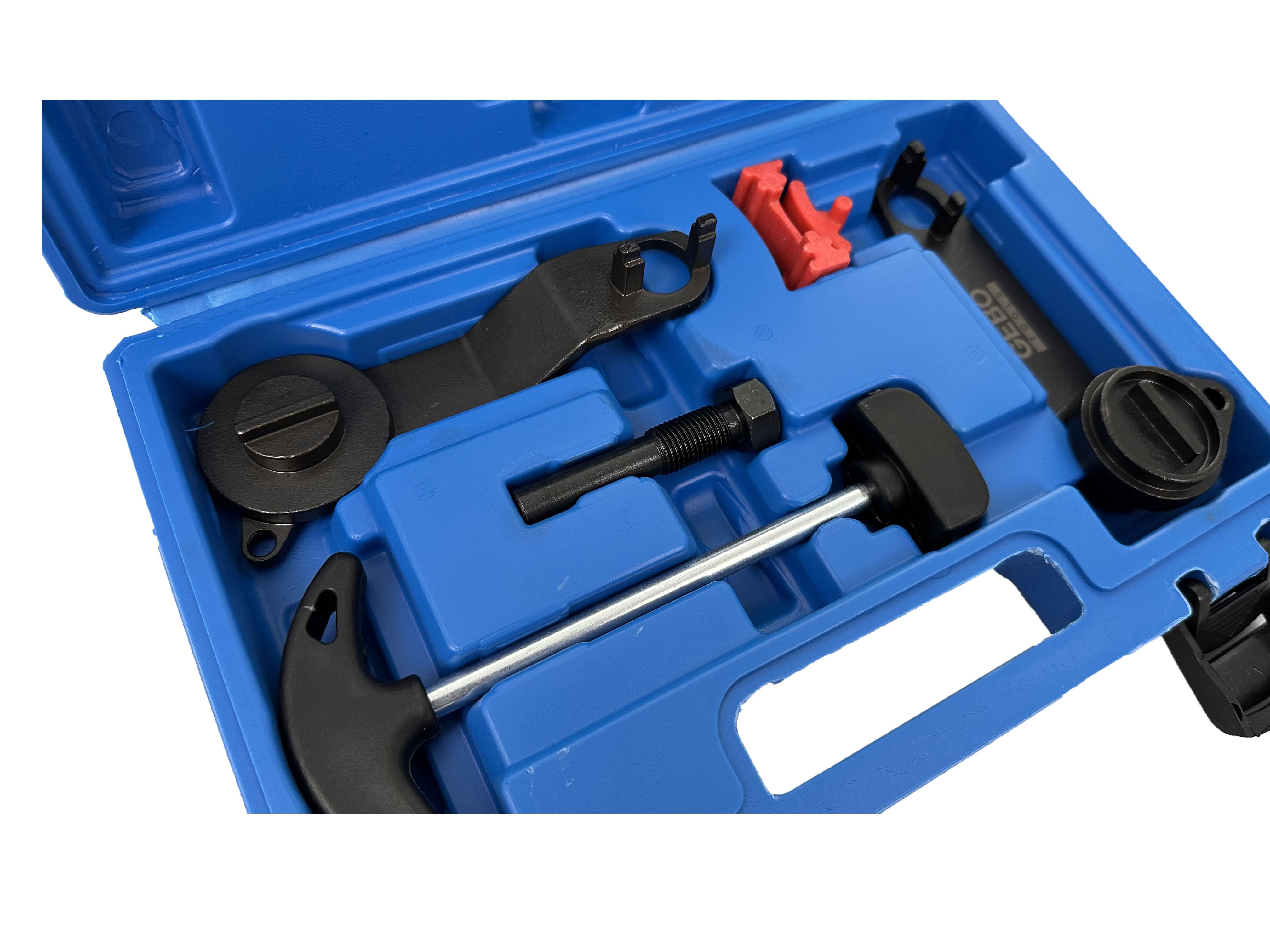 Kit messa in fase motori, attrezzi per il bloccaggio della cinghia di distribuzione dell'albero a camme del motore, compatibile con VAG 1.0 1.2 1.4 TSI TFSI TGI Gebo Tools