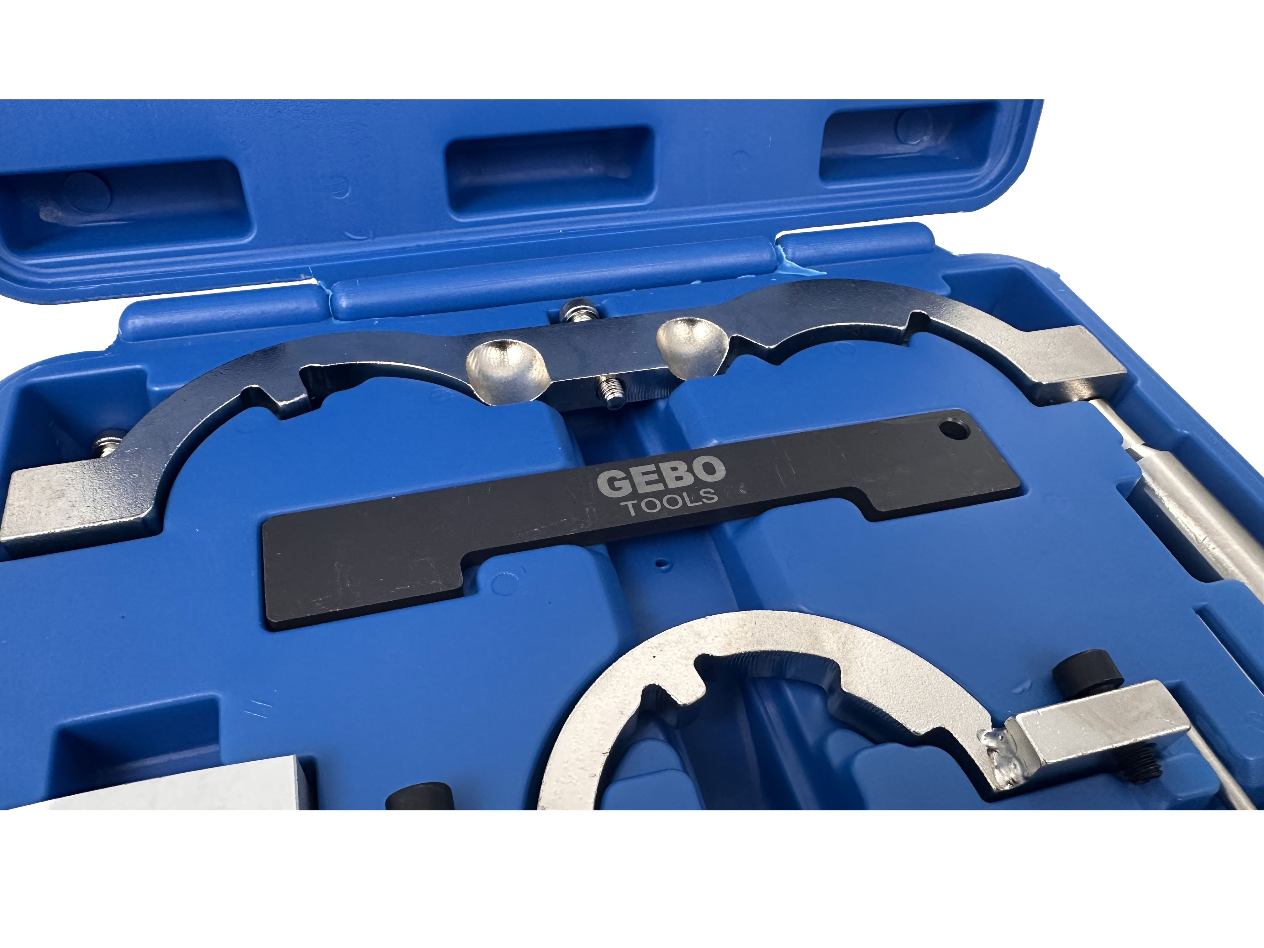 Kit messa in fase motori, attrezzi per il bloccaggio della cinghia di distribuzione dell'albero a camme del motore, compatibile con Opel Vauxhall 1.0 1.2 1.4 Gebo Tools
