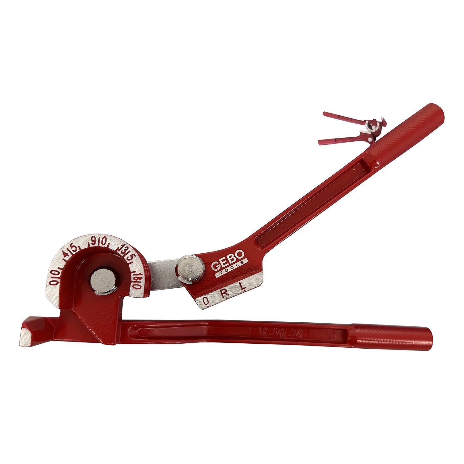 Curvatubi manuale per tubi in rame, ottone, alluminio e acciaio dolce, strumento piegatubi 180°, per impianti a gas, petroliferi e idraulici, sistema frenante, aria condizionata e altro, 6 mm / 8 mm / 10 mm Gebo Tools