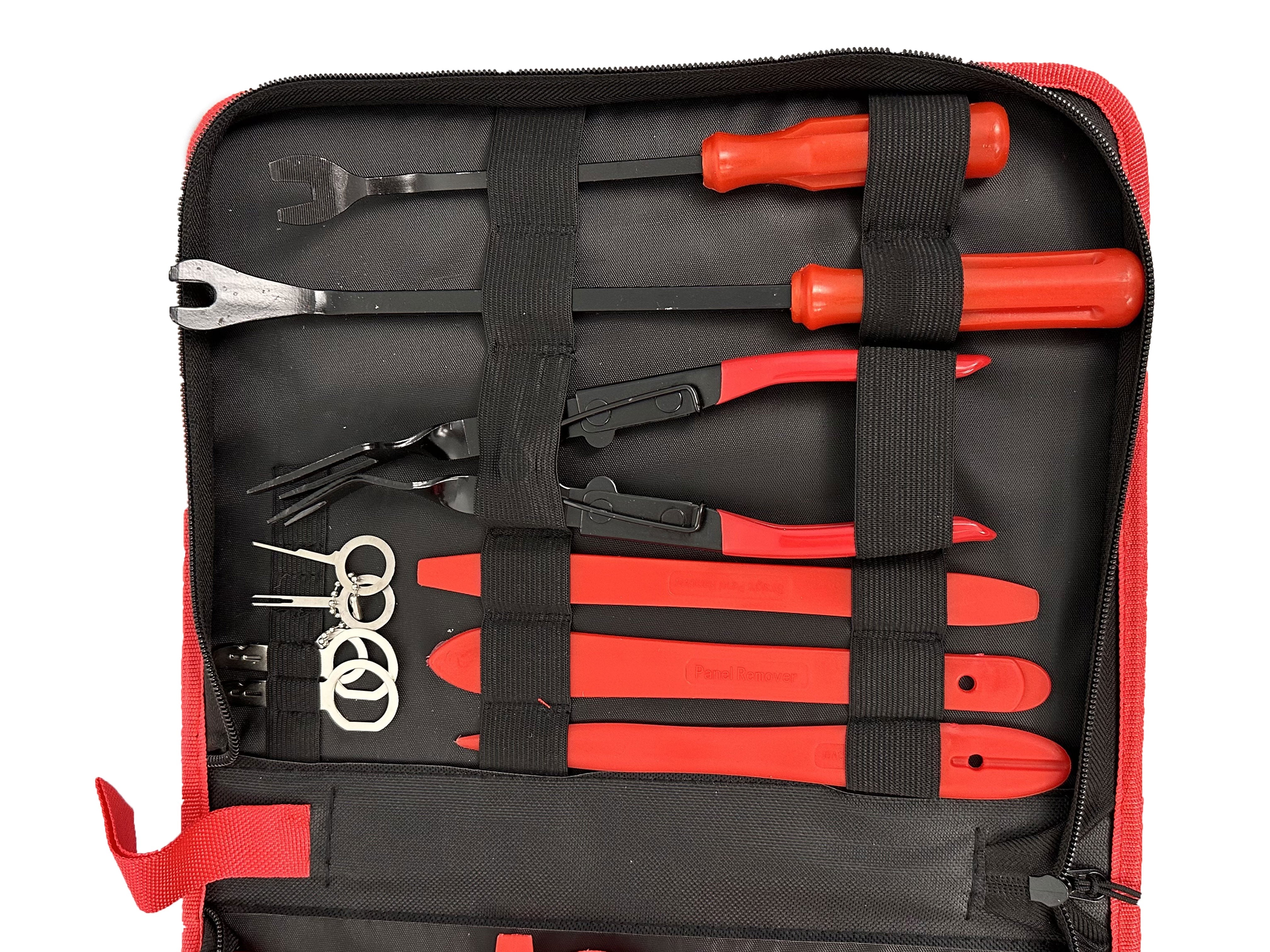 Set 20 pz smontaggio rimozione pannelli portiere clip auto, stereo cruscotto, kit smontaggio pannelli auto, strumento di rimozione pannelli, cunei di plastica leve kit, per smontare pannello interno auto radio, Gebo Tools