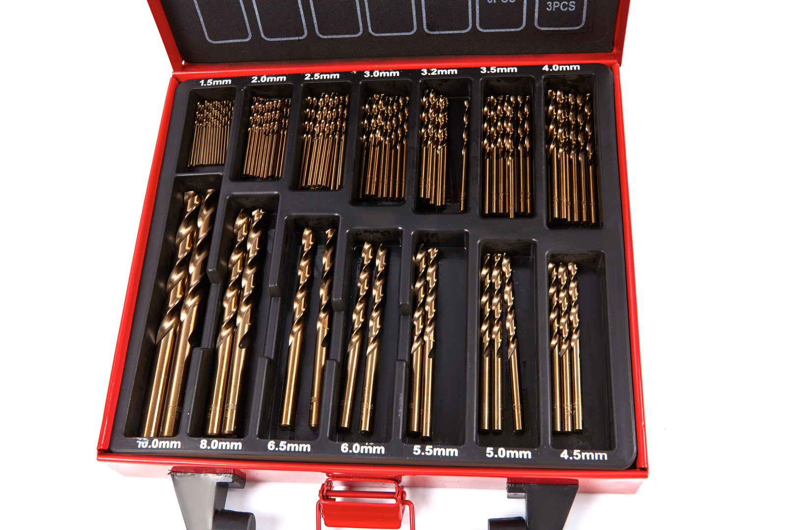 Punte trapano, set punte trapano professionali, HSS 5% cobalto 99 pezzi HBM Machines Olanda