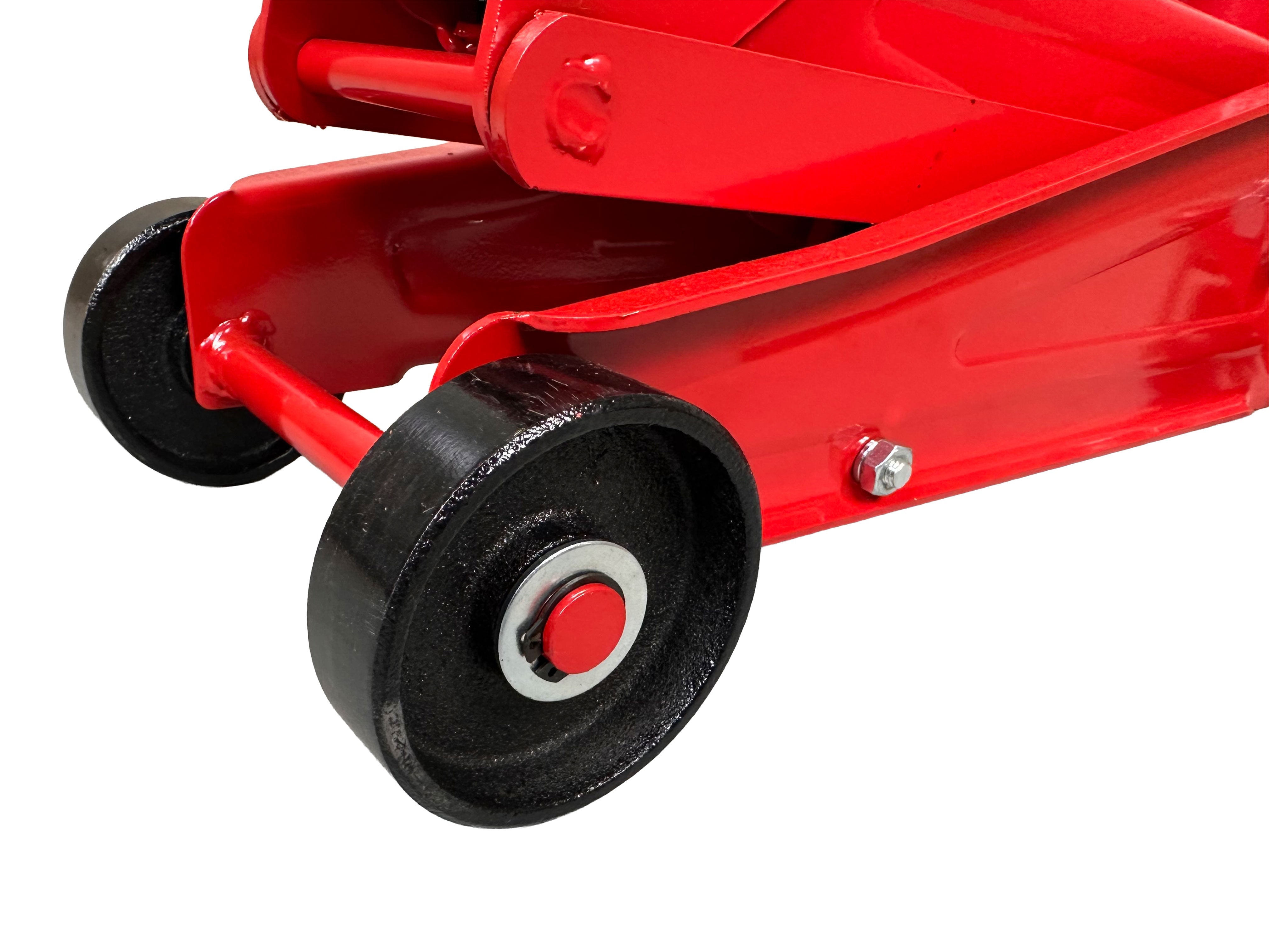 Cric sollevatore auto, martinetto idraulico professionale a carrello con profilo ribassato, 3 t