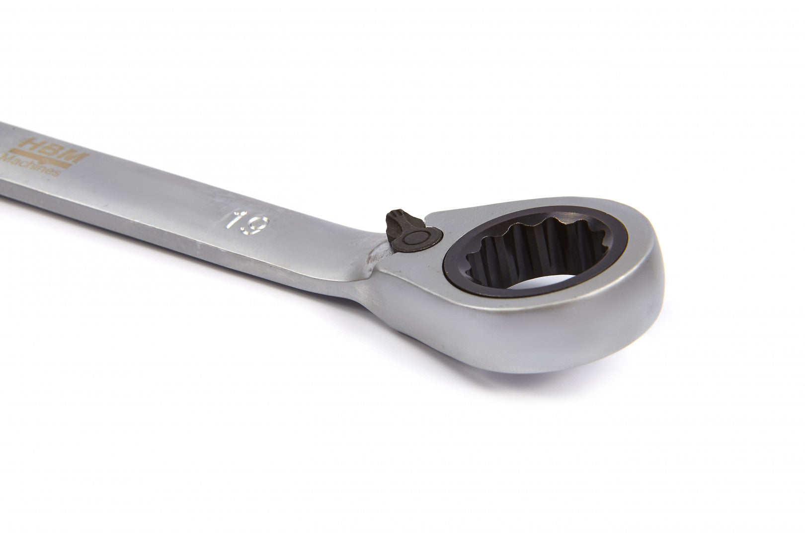 Set di chiavi combinate a cricchetto reversibili 7 pz (8-19mm), acciaio Cr-V, con scatola in plastica