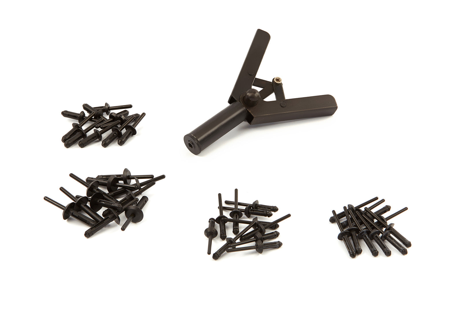 Kit di pinze per rivetti in plastica 40 pz., set di pinze per rivettare, pinze per rivettare cieche, pinze per rivettare a leva