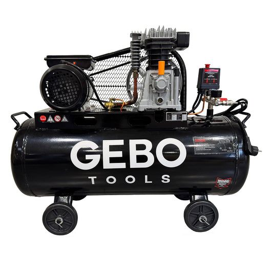 Compressore d'aria da 220 V, gonfiatore per pneumatici, kit di gonfiaggio per pneumatici 100 litri, 3 HP,  8 bar, pompa d'aria fuoristrada per suv, camion,  auto, biciclette, palloni, materassi ad aria, barche gonfiabili, Gebo Tools