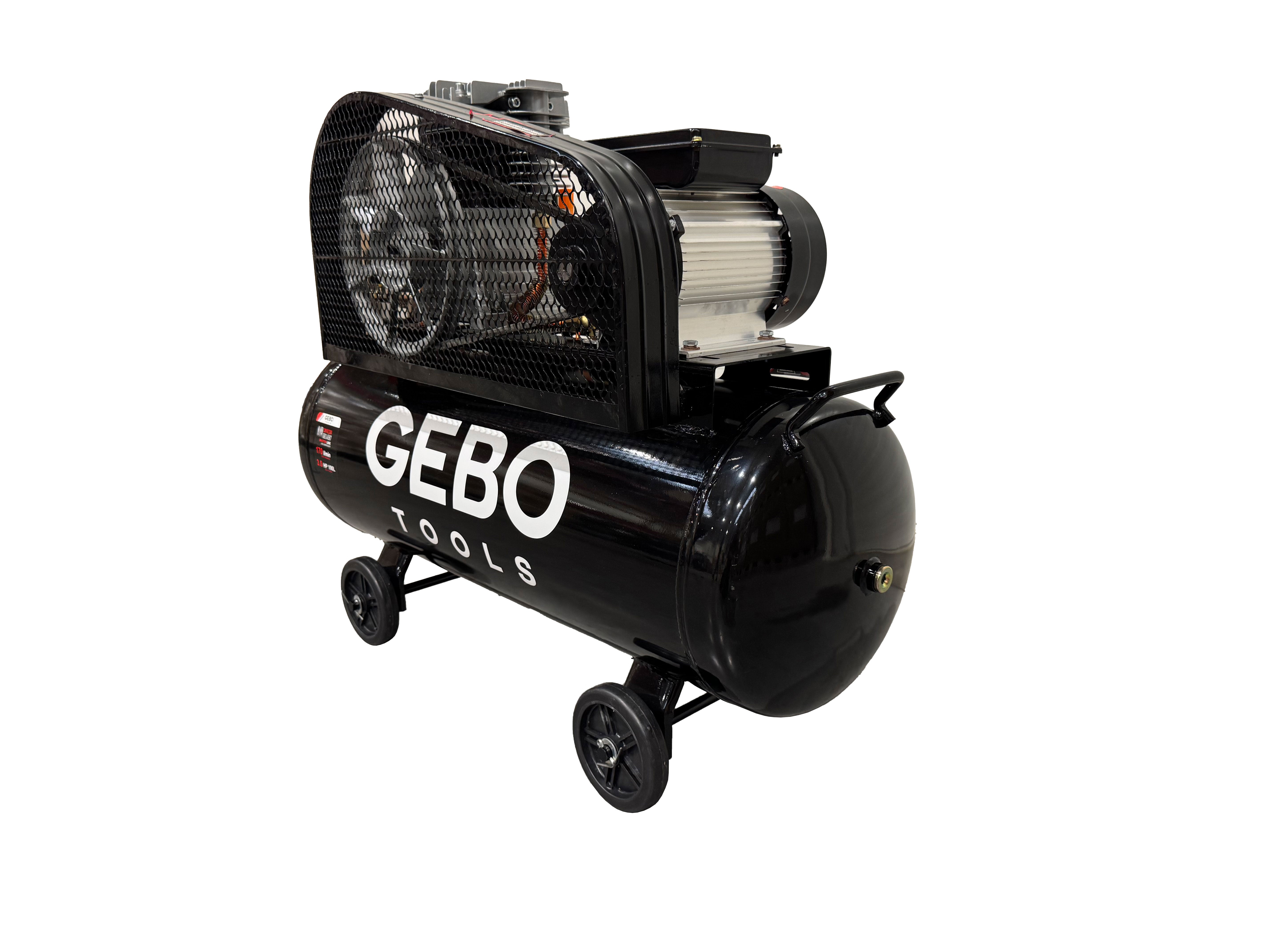 Compressore d'aria da 220 V, gonfiatore per pneumatici, kit di gonfiaggio per pneumatici 100 litri, 3 HP,  8 bar, pompa d'aria fuoristrada per suv, camion,  auto, biciclette, palloni, materassi ad aria, barche gonfiabili, Gebo Tools
