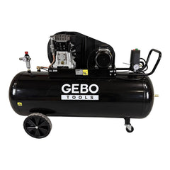 Compressore d'aria da 200 litri 3 HP 400 V, gonfiatore per pneumatici, kit di gonfiaggio per pneumatici da 40 l/min, pompa d'aria per auto, biciclette, palloni, materassi ad aria, barche gonfiabili con cavo alimentazione tubo aria manometro, Gebo Tools