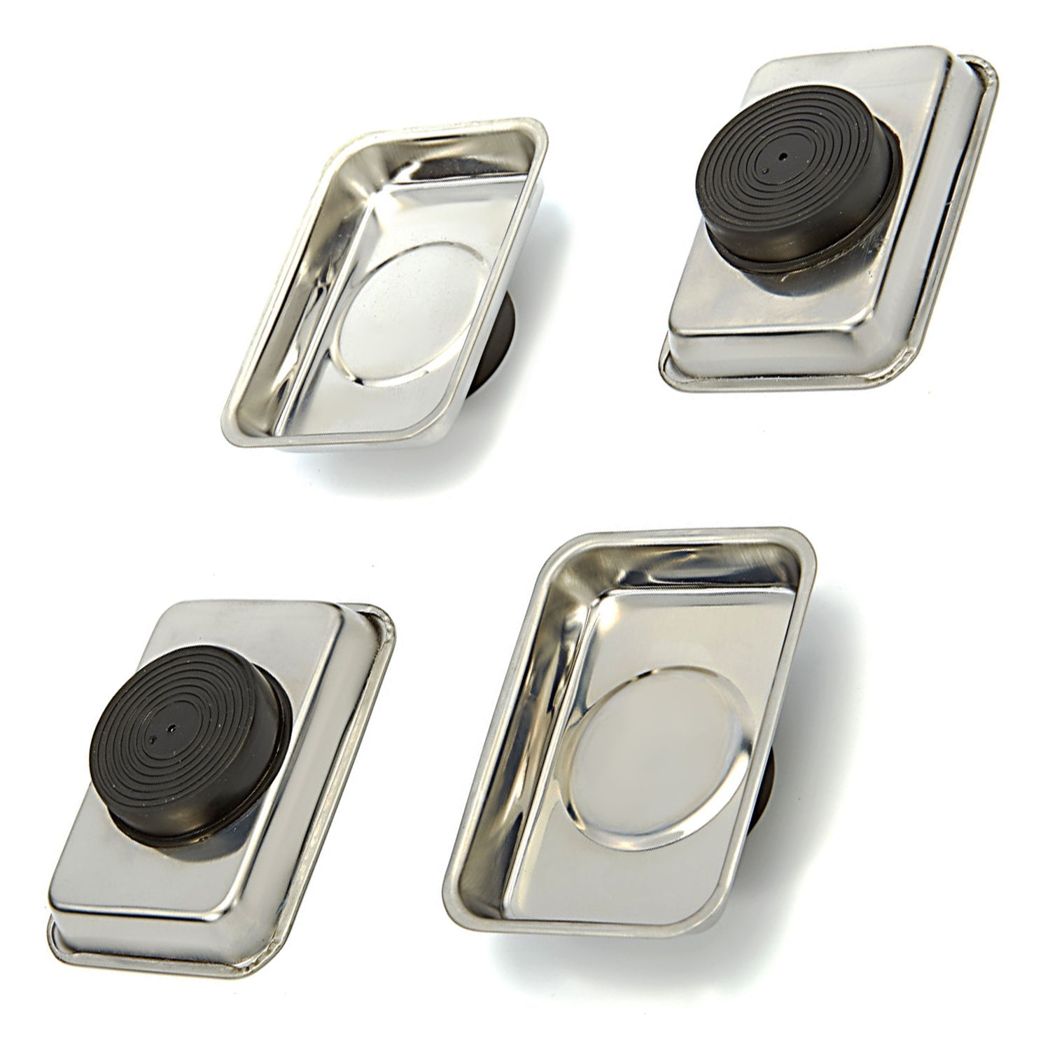 Serie di vaschette magnetiche, acciaio inox, 26 x 93 mm