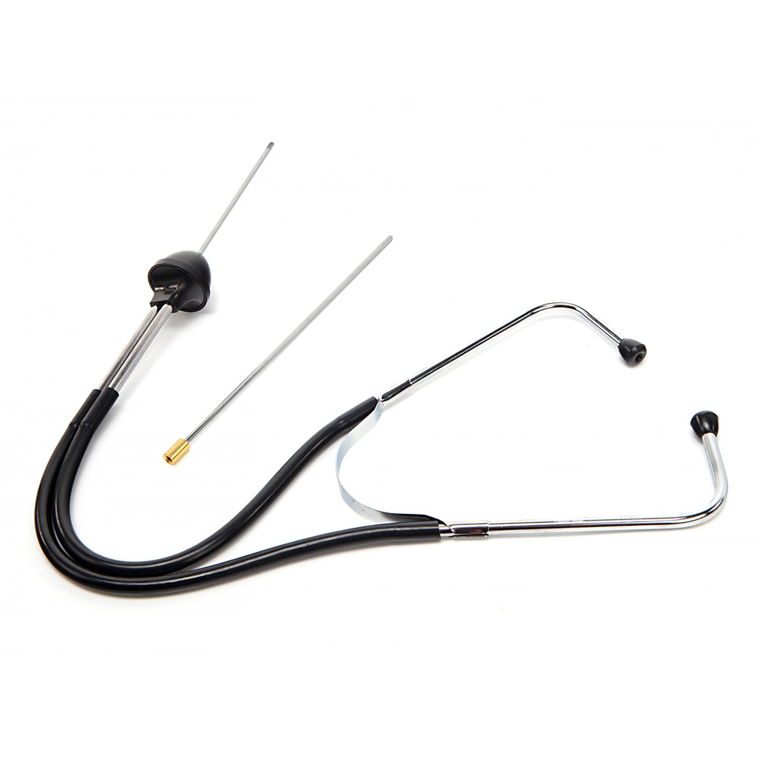 Stetoscopio da officina meccanica sonda flessibile rumori motore diagnosi auto, stetoscopio auto - kit diagnostico rumori motori cilindri, stetoscopio per meccanici, per ascolto rumori