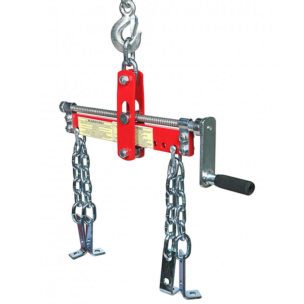 Equilibratore sollevatore posizionatore gruetta motore da officina, blocco motore auto officina garage montaggio, 680 kg