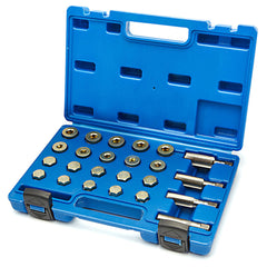 Attrezzi per riparazione filettatura auto, kit di riparazione per coppa dell'olio m13 - m22, kit di riparazione filettatura coppa olio tappo di scarico cambio, strumento di rifilettatura, M13–M15–M17–M20