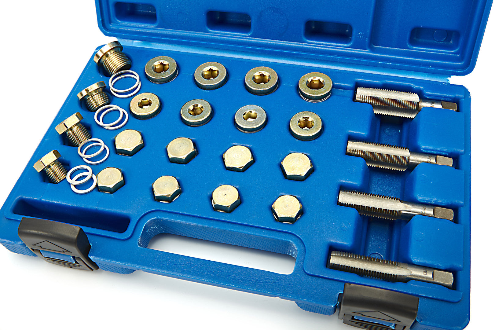 Attrezzi per riparazione filettatura auto, kit di riparazione per coppa dell'olio m13 - m22, kit di riparazione filettatura coppa olio tappo di scarico cambio, strumento di rifilettatura, M13–M15–M17–M20