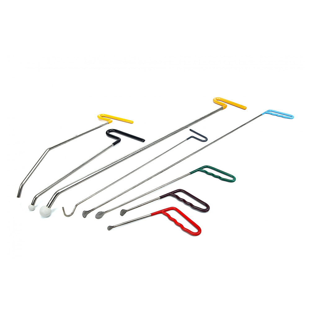 Kit di 8 leve per tirabolli carrozzeria, kit leve levabolli auto professionale tirabolli carrozzeria ammaccature