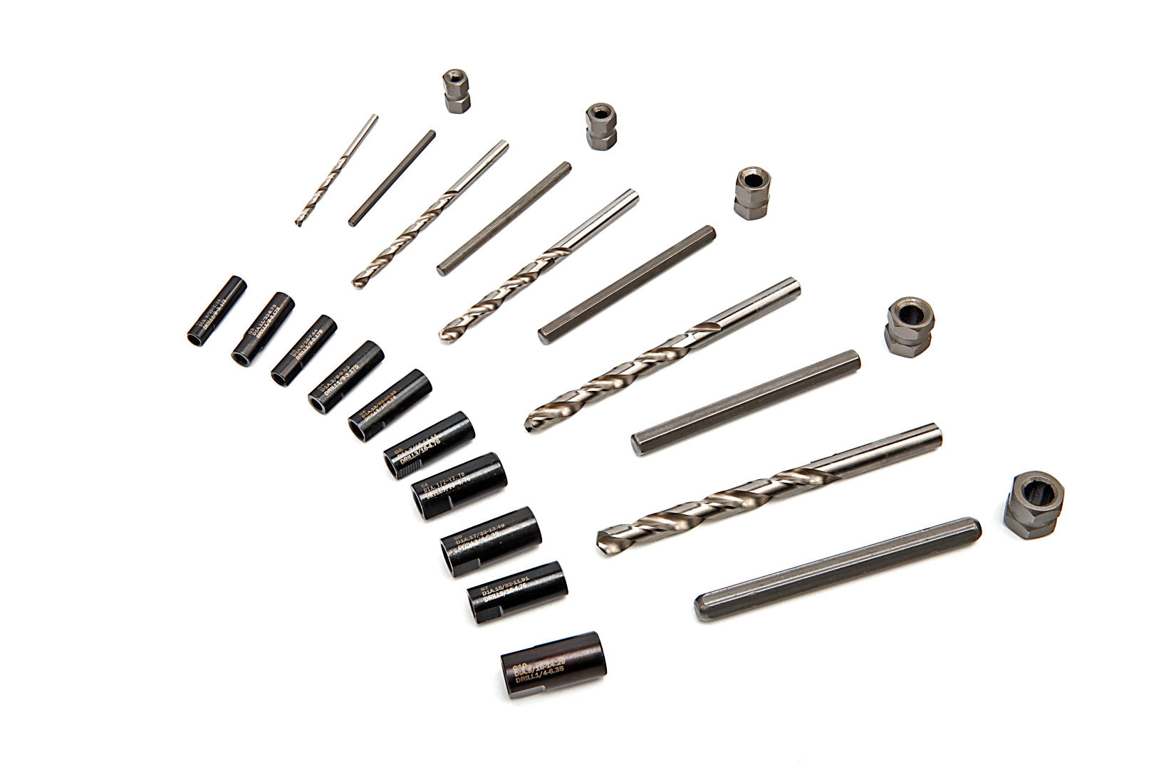 25 pezzi set di estrattori di viti e punte HSS, easy out con flute a spirale, kit per rimuovere viti, bulloni e perni rotti, danneggiati o spogliati