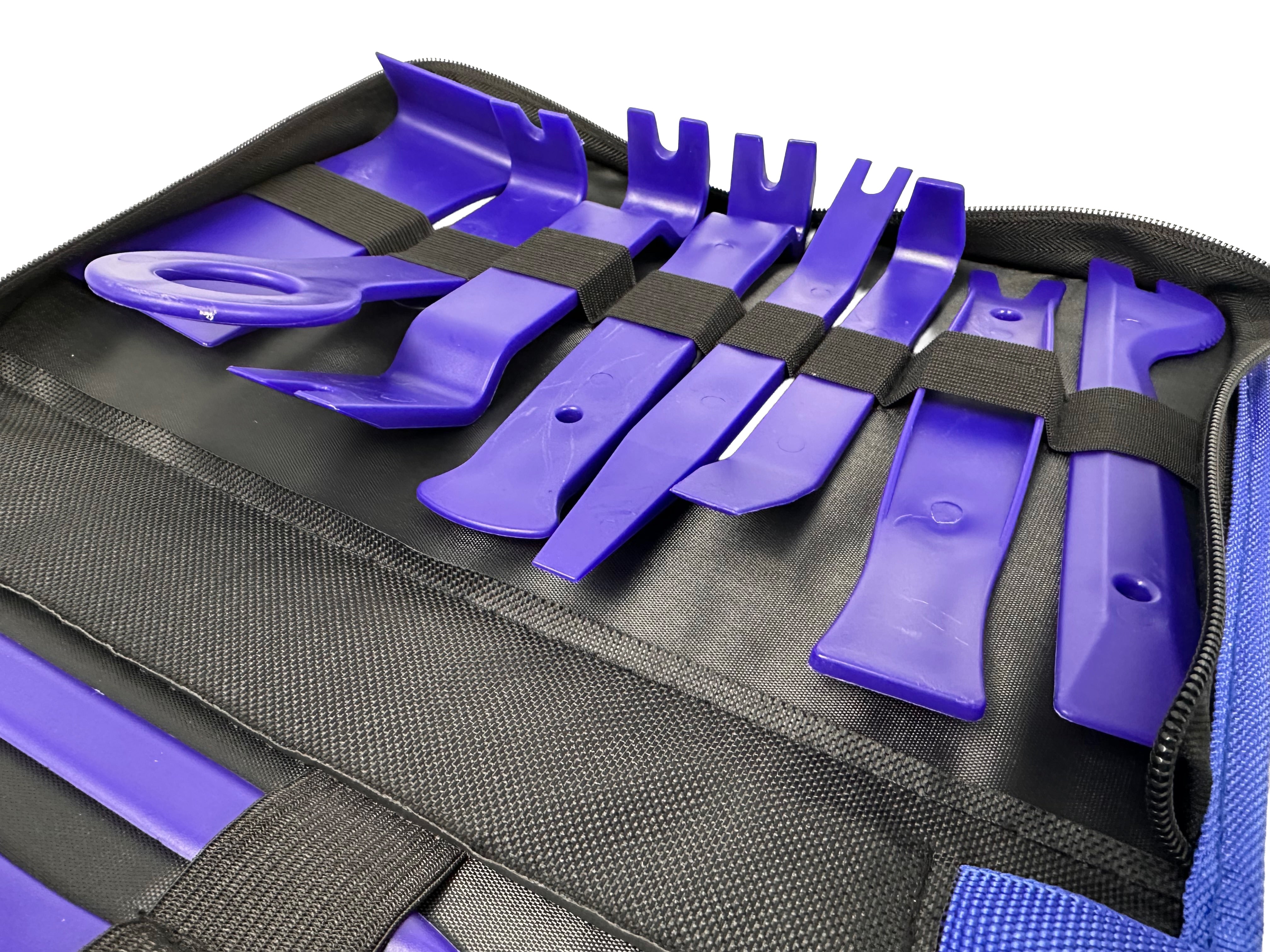 Set smontaggio radio auto e rivestimenti interni clip auto, kit attrezzi per la rimozione pannelli portiere clip auto stereo cruscotto 23 pezzi Gebo Tools
