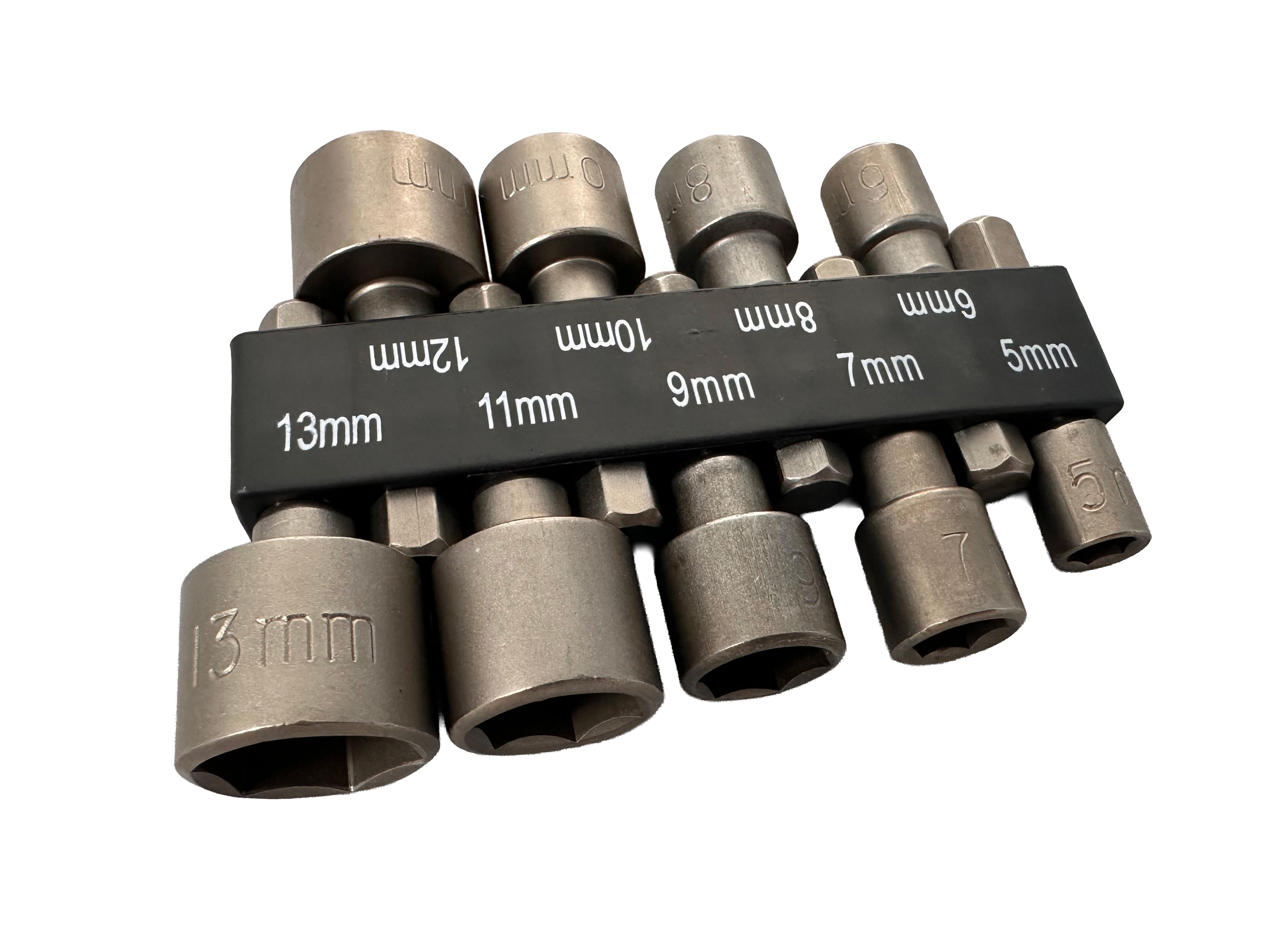 Set di chiavi a bussola, adattatore per dadi, set di adattatori esagonali, trapani, dadi, adattatore bit, slot per trapano o avvitatore senza fili, 5-13 mm Gebo Tools
