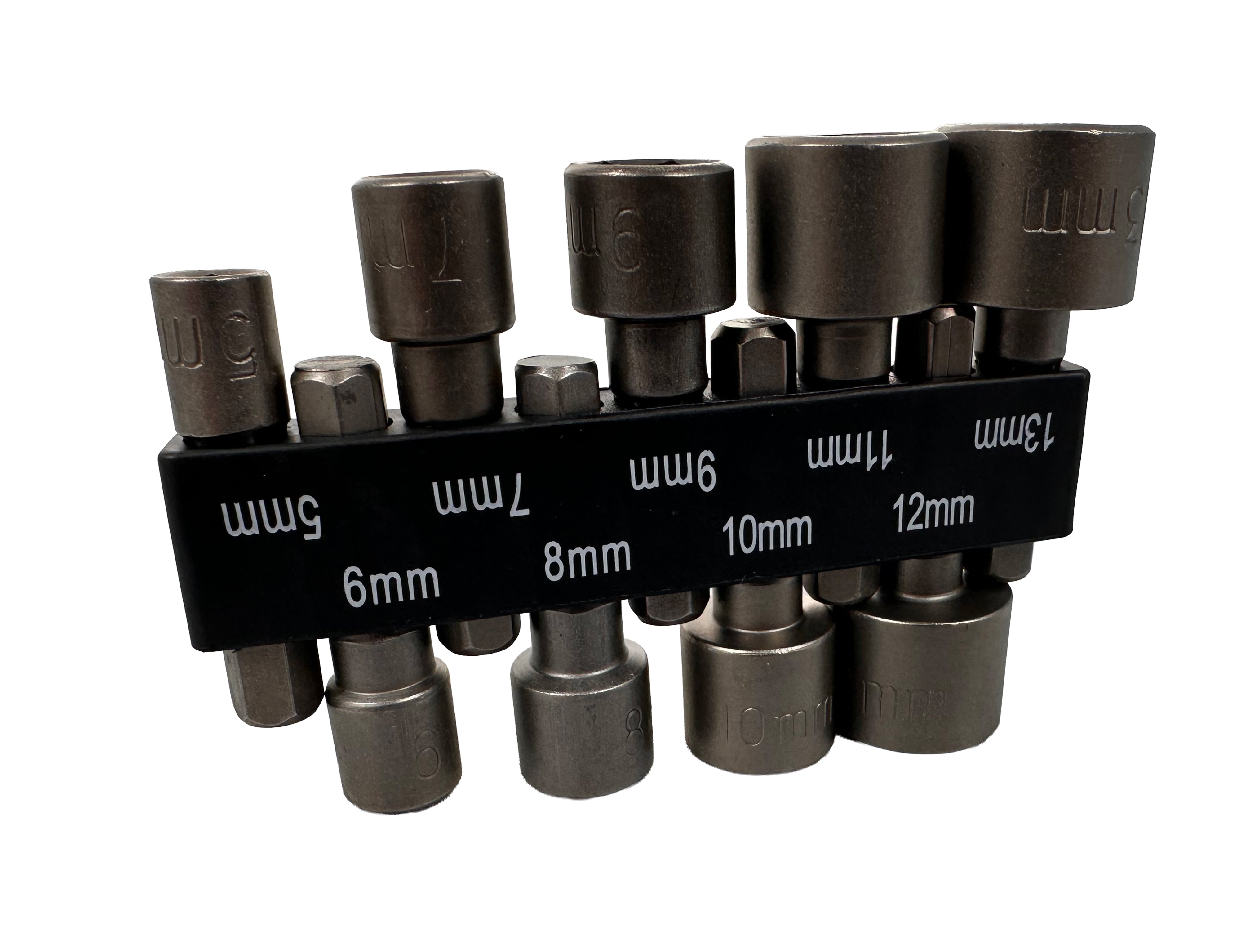 Set di chiavi a bussola, adattatore per dadi, set di adattatori esagonali, trapani, dadi, adattatore bit, slot per trapano o avvitatore senza fili, 5-13 mm Gebo Tools