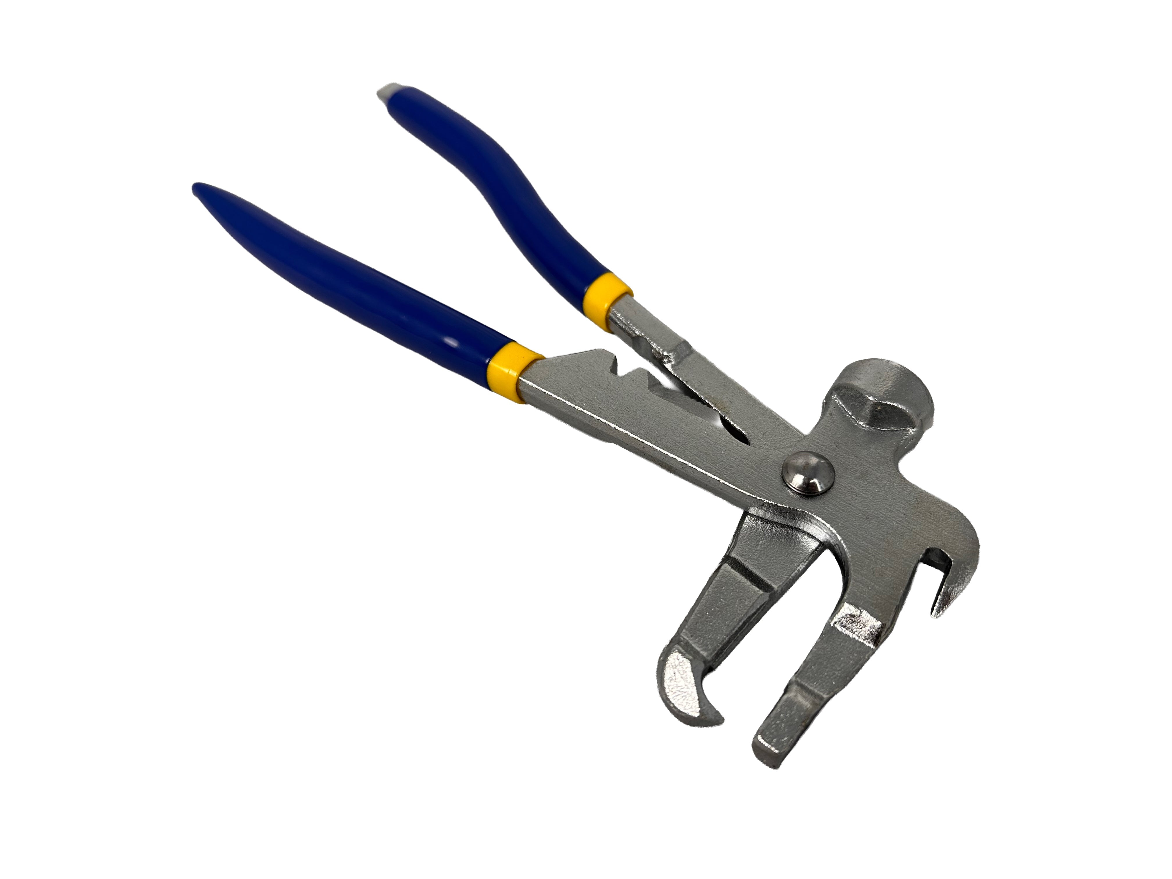 Pinza per contrappesi delle ruote,  martello applicazione pesi equilibratura ruote pneumatici Gebo Tools.