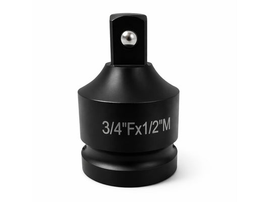 Adattatore riduttore per bussole ad impatto percussione da 3/4" femmina a 1/2" maschio acciaio cromato Gebo Tools