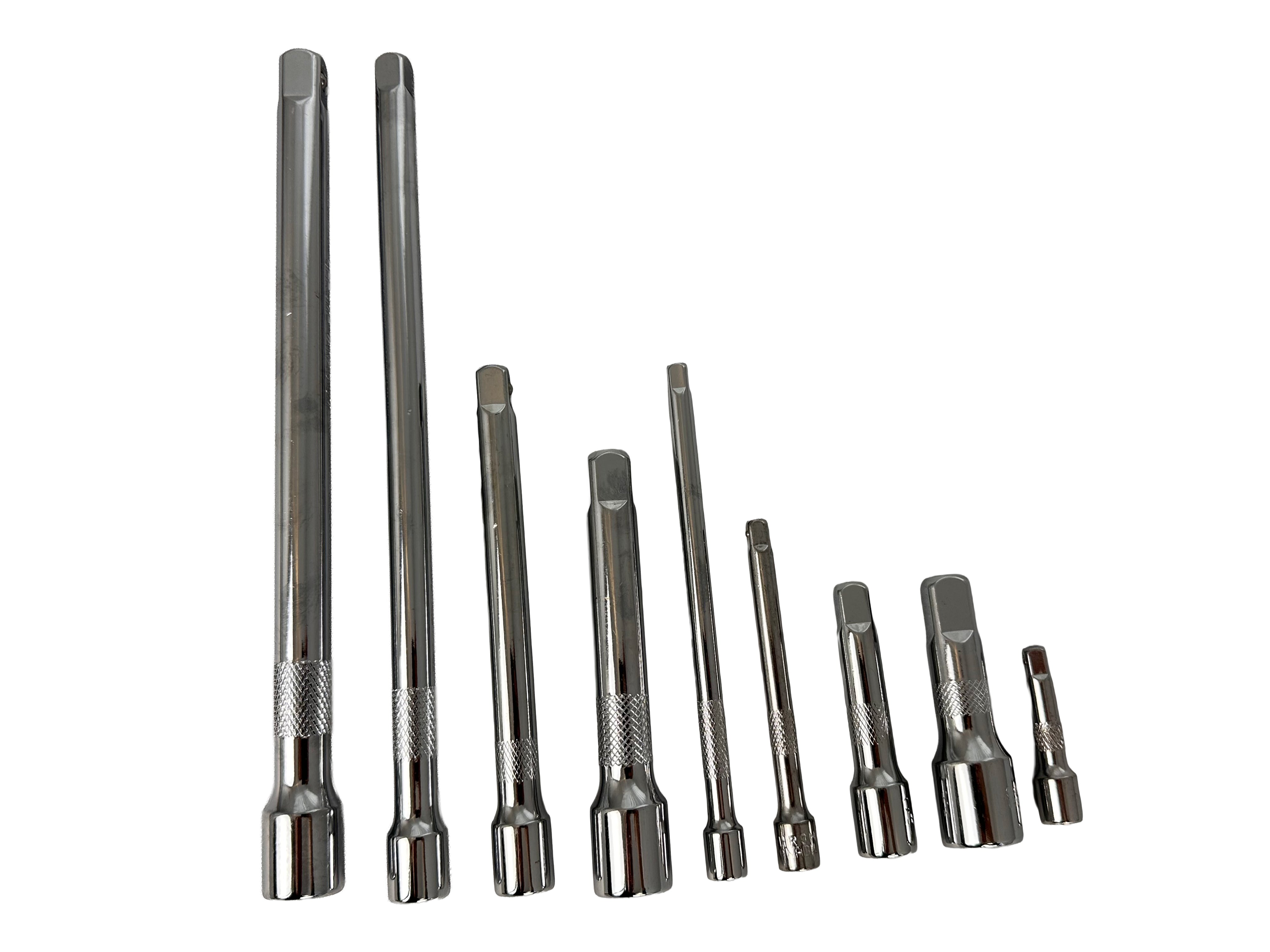 Set di prolunghe per chiave a bussola, a cricchetto estensioni, adattatore, giunto cardanico, raccordi per auto e industriali, 9 pezzi Gebo Tools