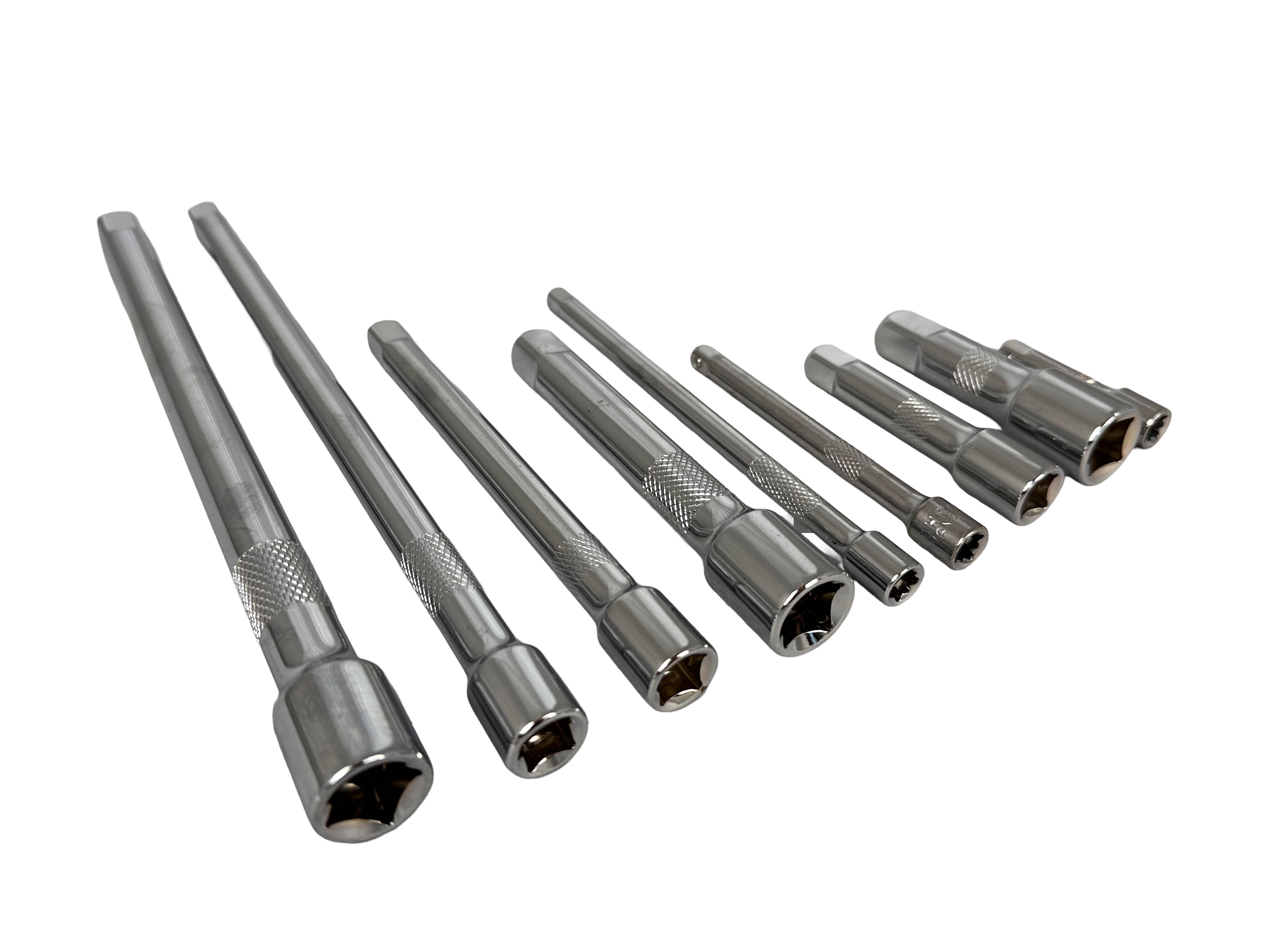 Set di prolunghe per chiave a bussola, a cricchetto estensioni, adattatore, giunto cardanico, raccordi per auto e industriali, 9 pezzi Gebo Tools