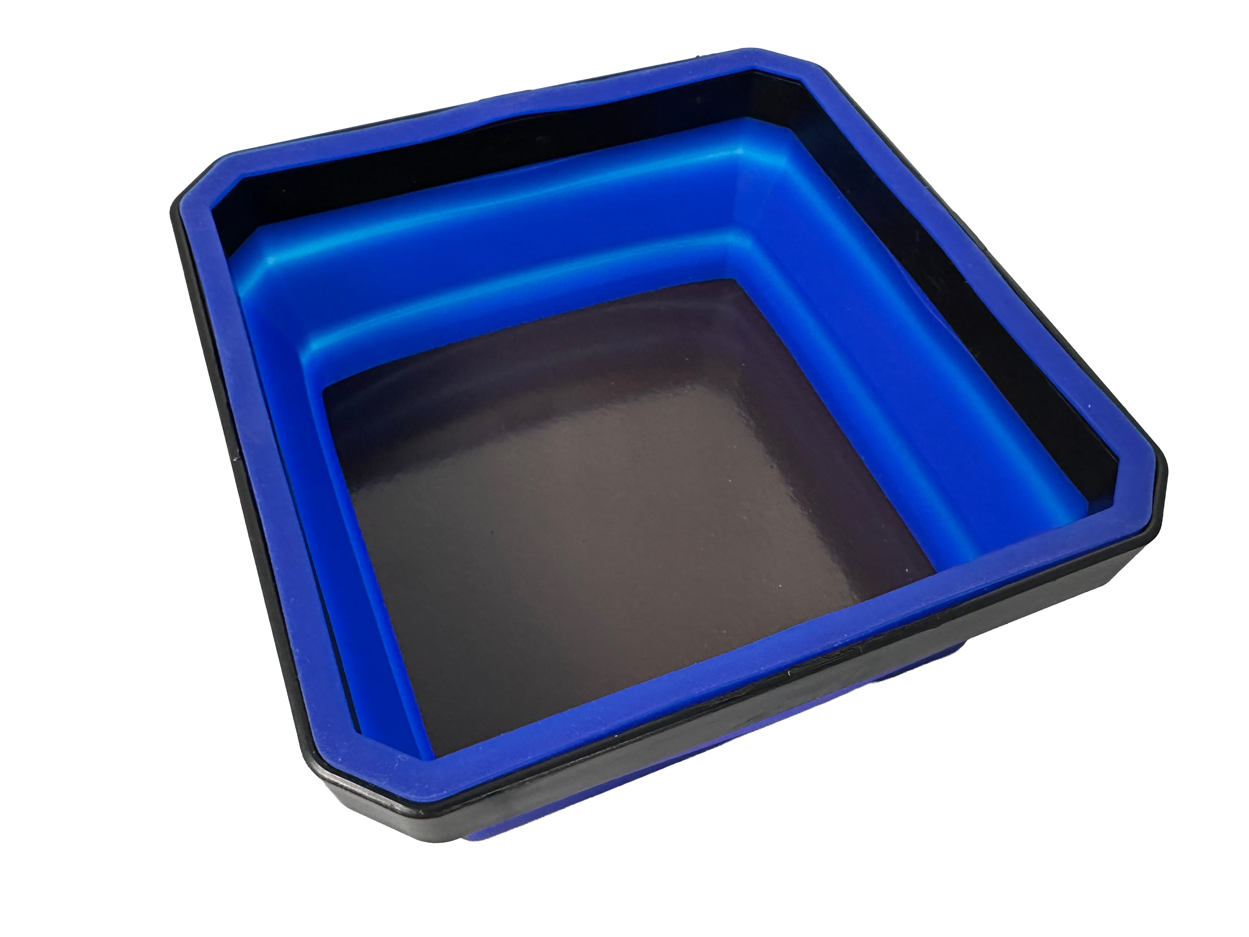 Vaschetta magnetica, vaschetta portautensili, pieghevole, quadrata 110 X 110 X 50mm Gebo Tools