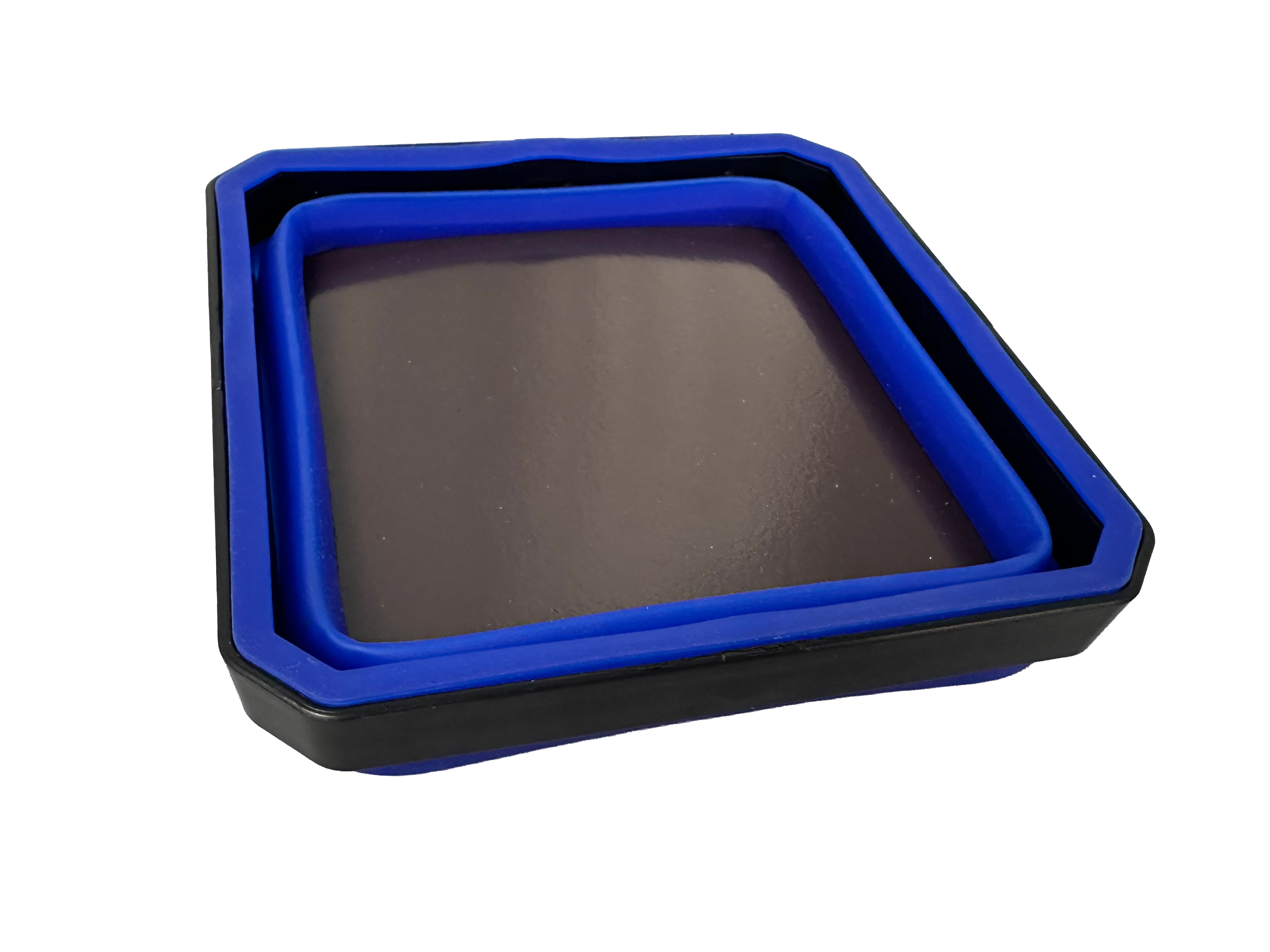 Vaschetta magnetica, vaschetta portautensili, pieghevole, quadrata 110 X 110 X 50mm Gebo Tools