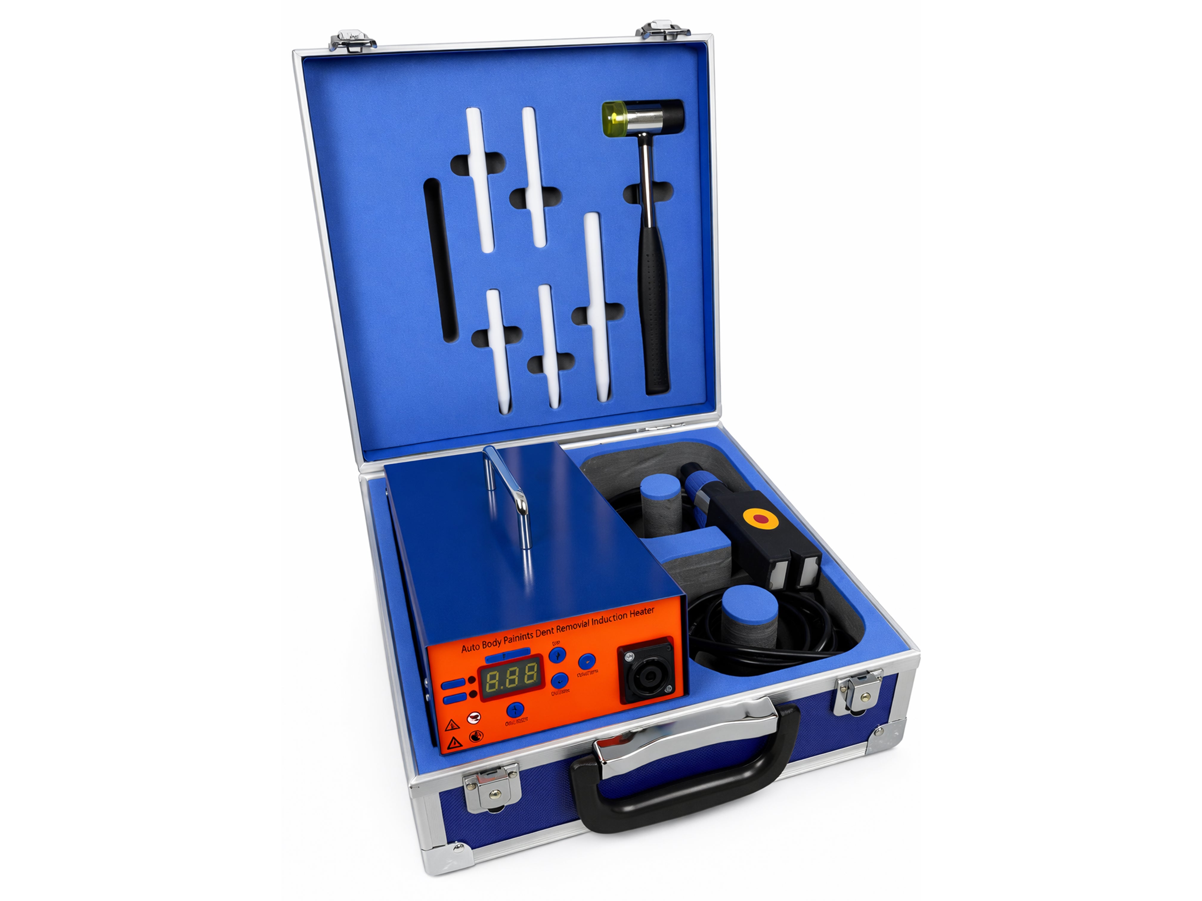 Set a induzione per la rimozione e riparazione ammaccature carrozzeria auto PDR, set 10 pezzi Gebo Tools