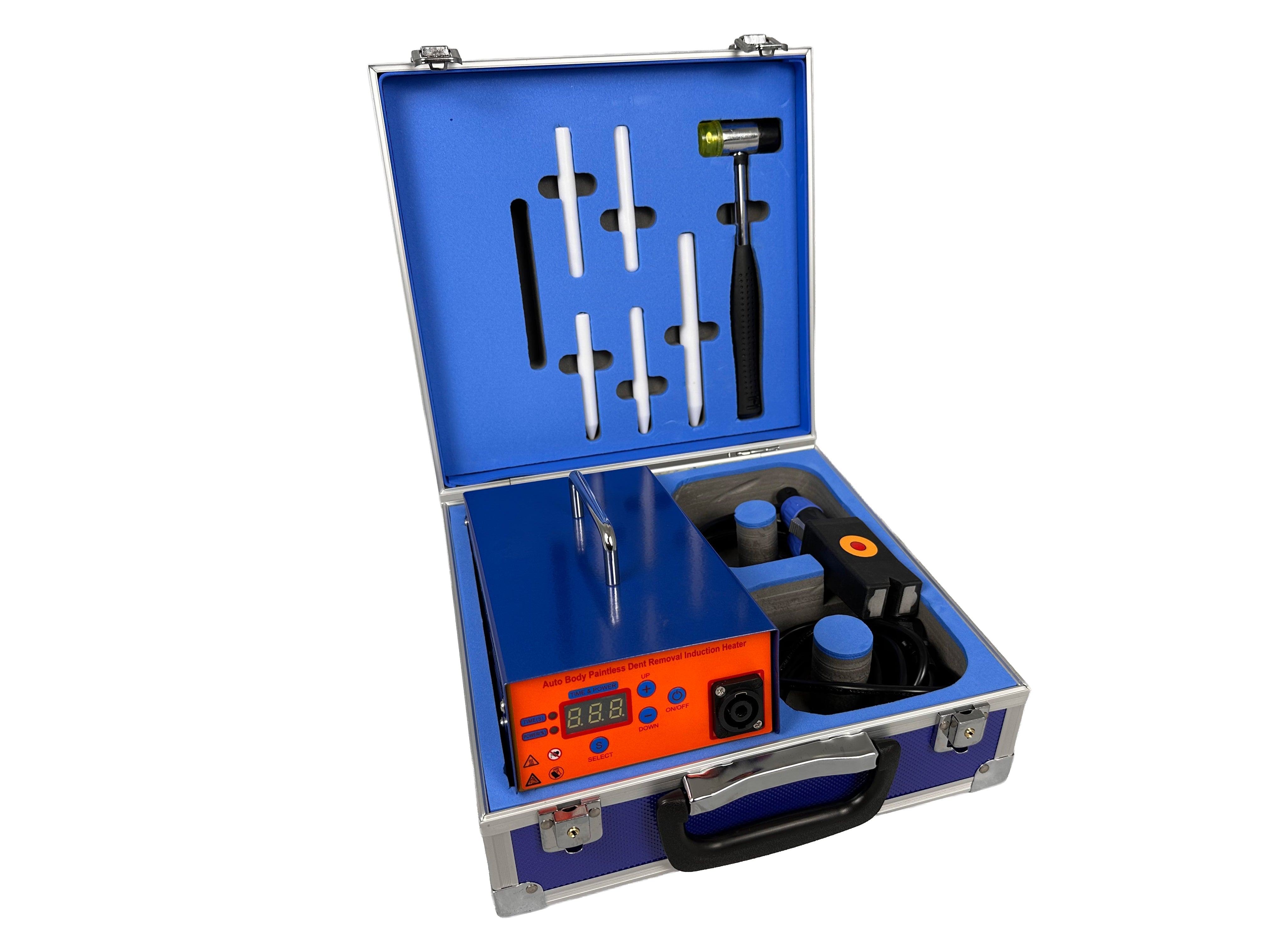 Set a induzione per la rimozione e riparazione ammaccature carrozzeria auto PDR, set 10 pezzi Gebo Tools