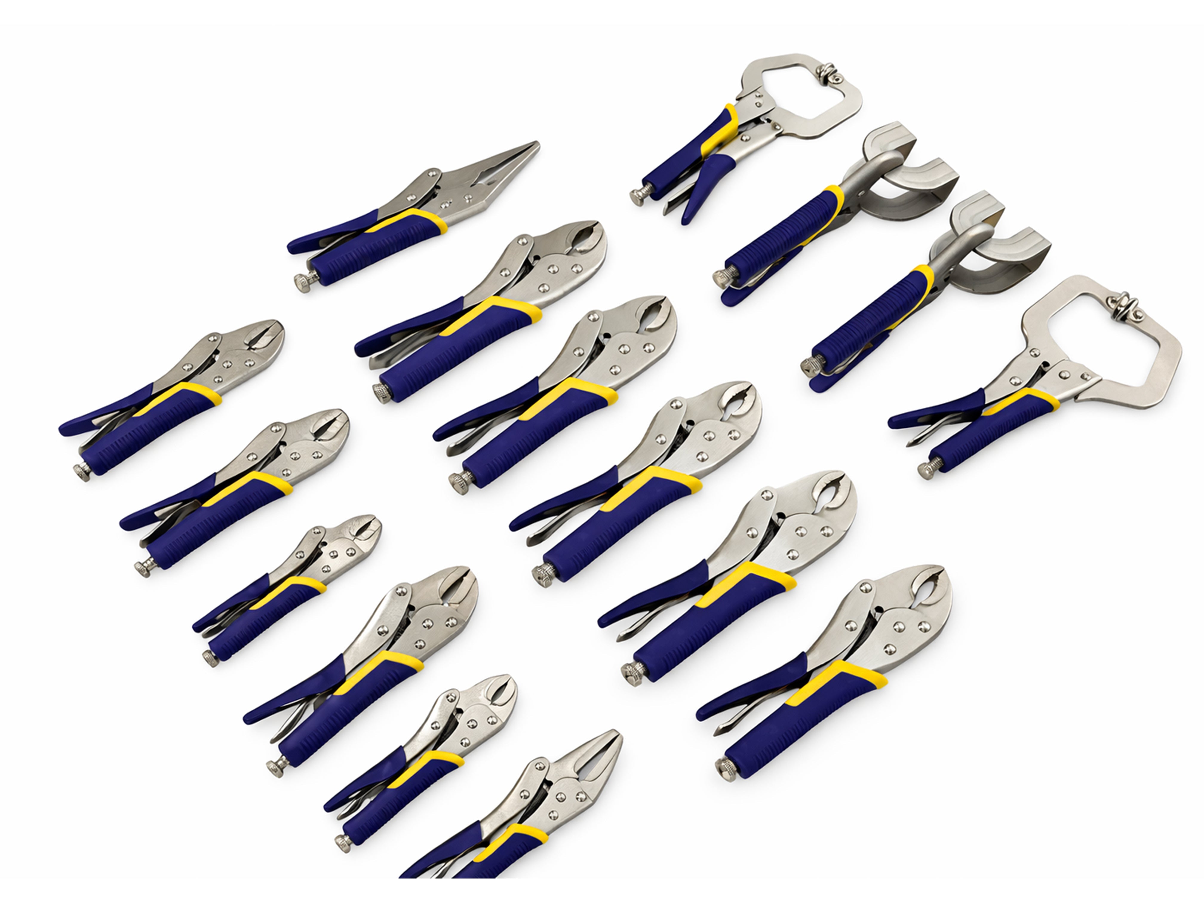 Set di pinze autobloccanti 16 p.zi, set di pinze di bloccaggio, Gebo Tools