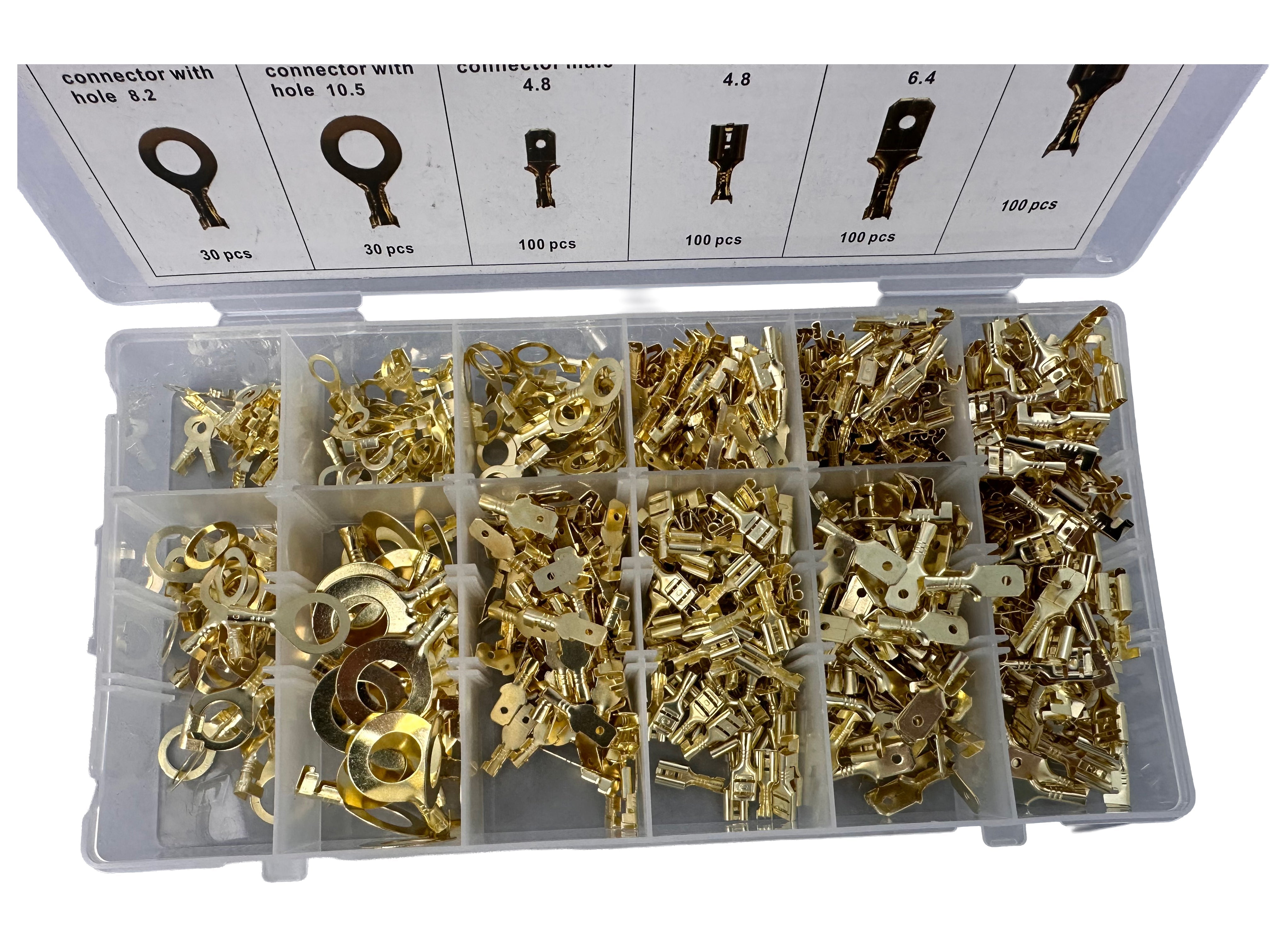 Set di connettori per cavi elettrici per automobili, connettori per cavi elettrici per automobili, terminali, 750 pezzi Gebo Tools