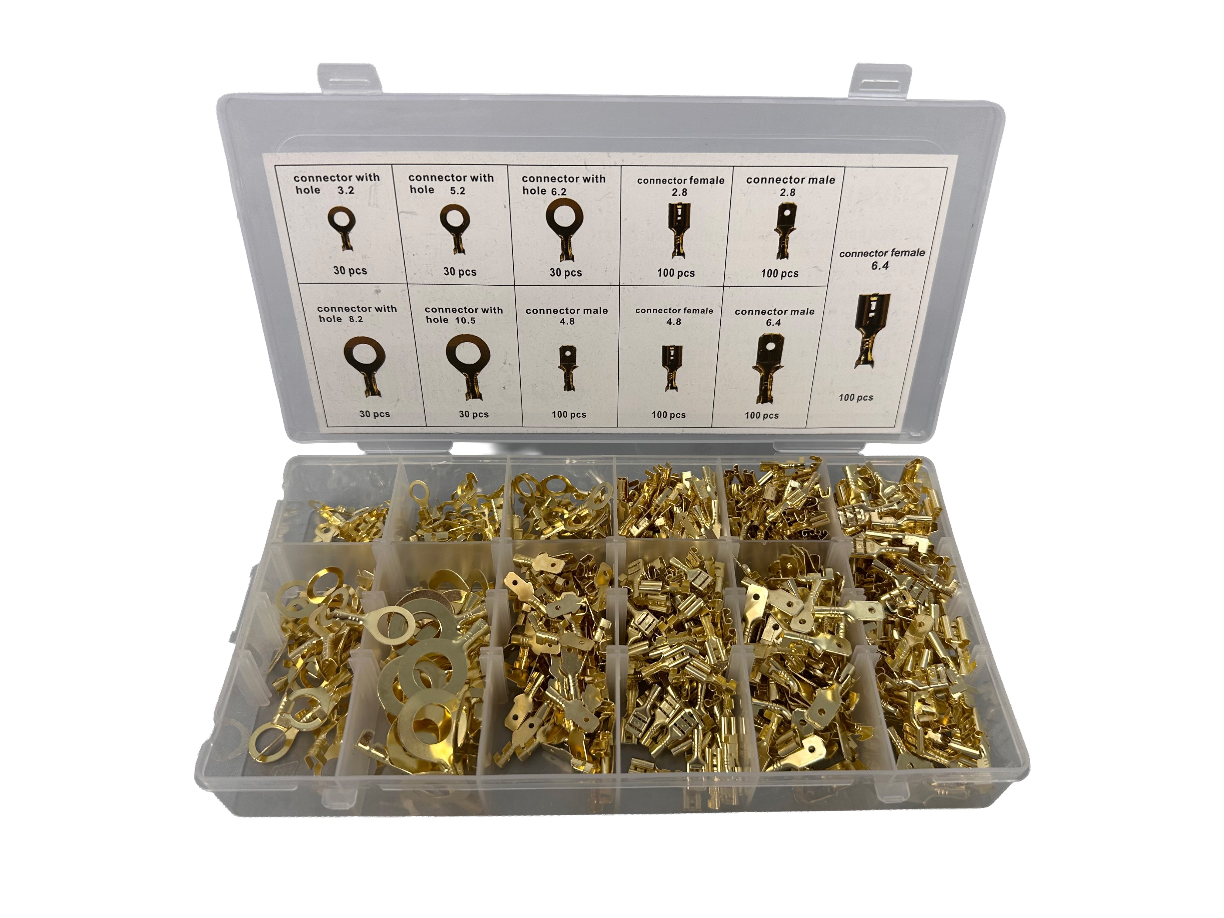 Set di connettori per cavi elettrici per automobili, connettori per cavi elettrici per automobili, terminali, 750 pezzi Gebo Tools