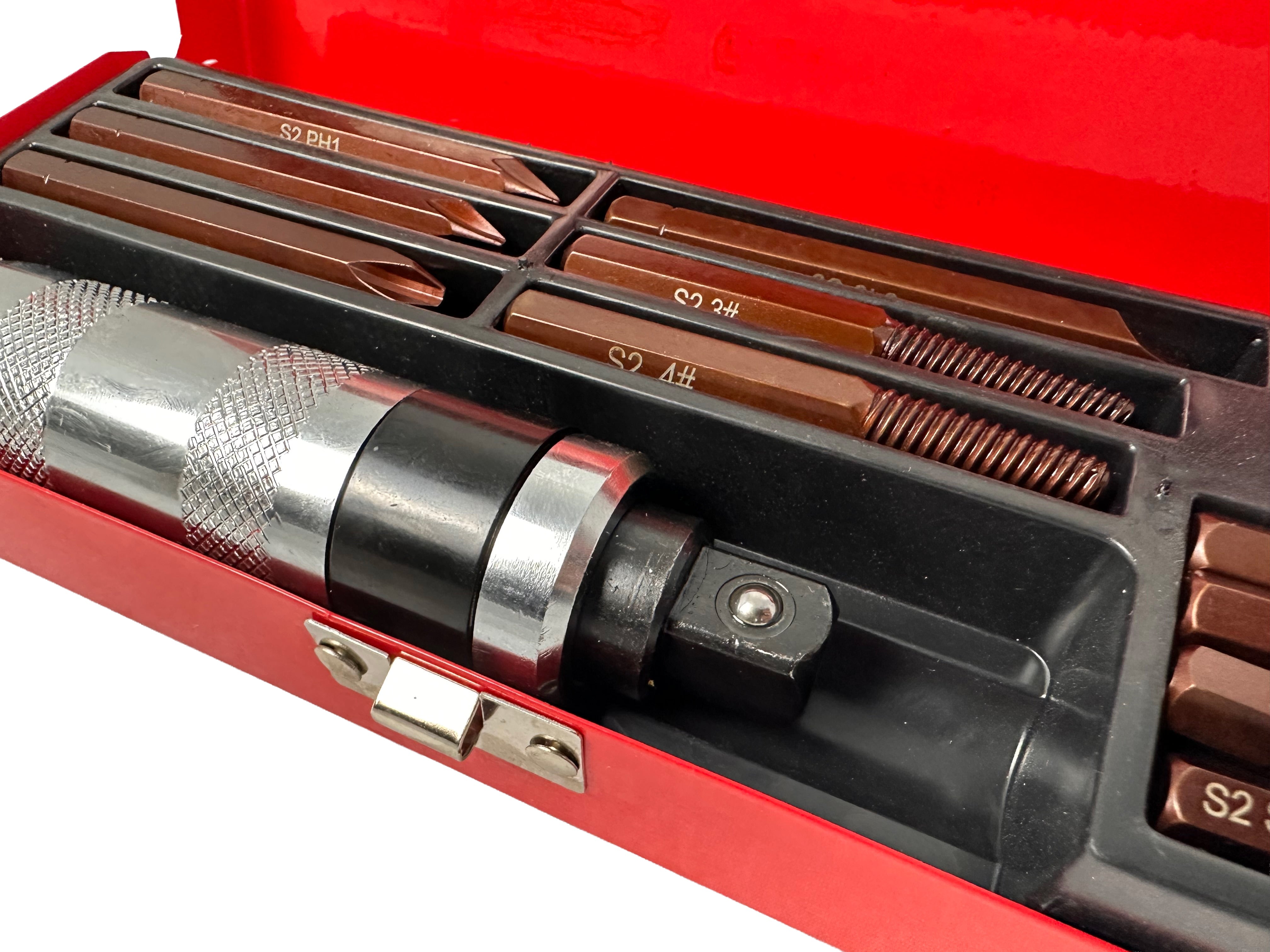Set cacciavite ad impatto, kit cacciavite a percussione con accessori ,13 pezzi Gebo Tools