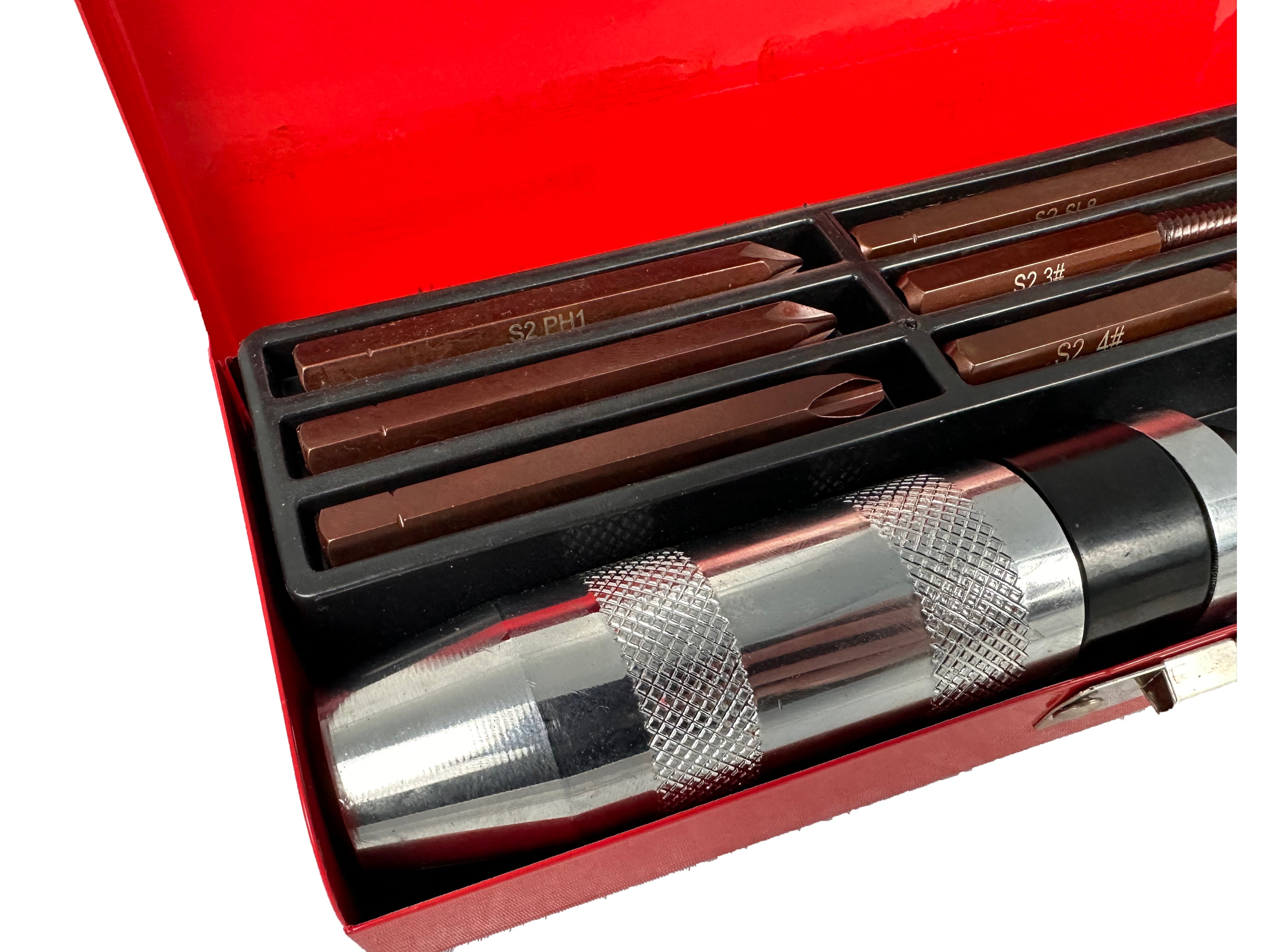 Set cacciavite ad impatto, kit cacciavite a percussione con accessori ,13 pezzi Gebo Tools