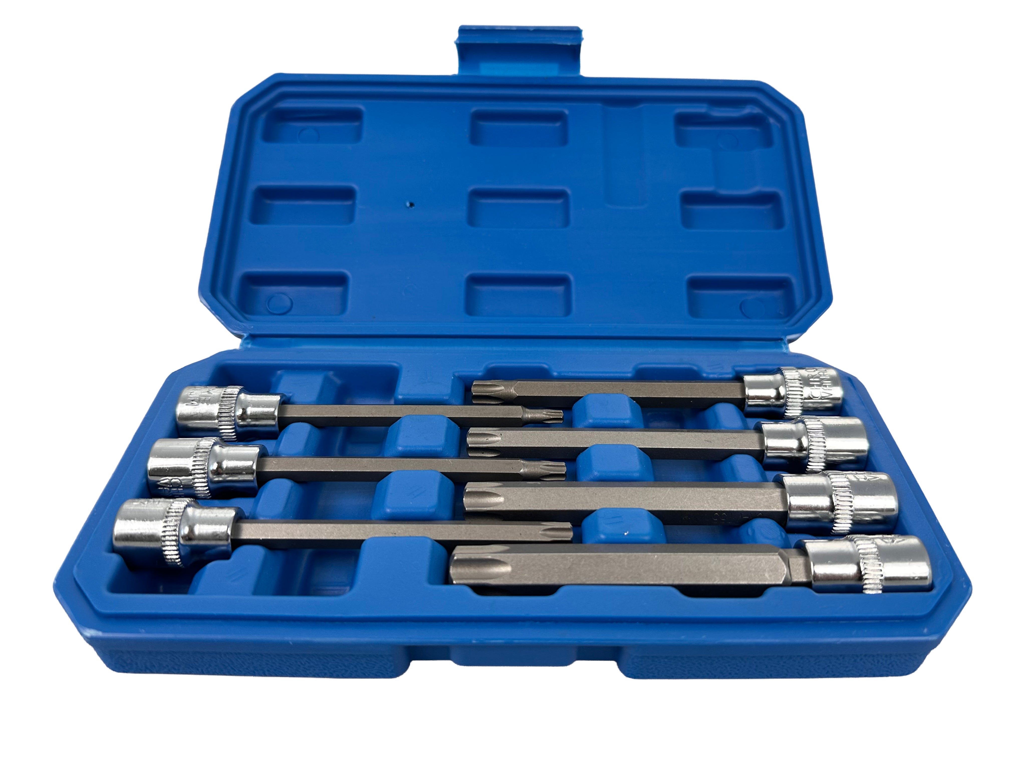 Set  inserti torx extra lunghi 3/8", kit punte lunghe torx  Gebo Tools
