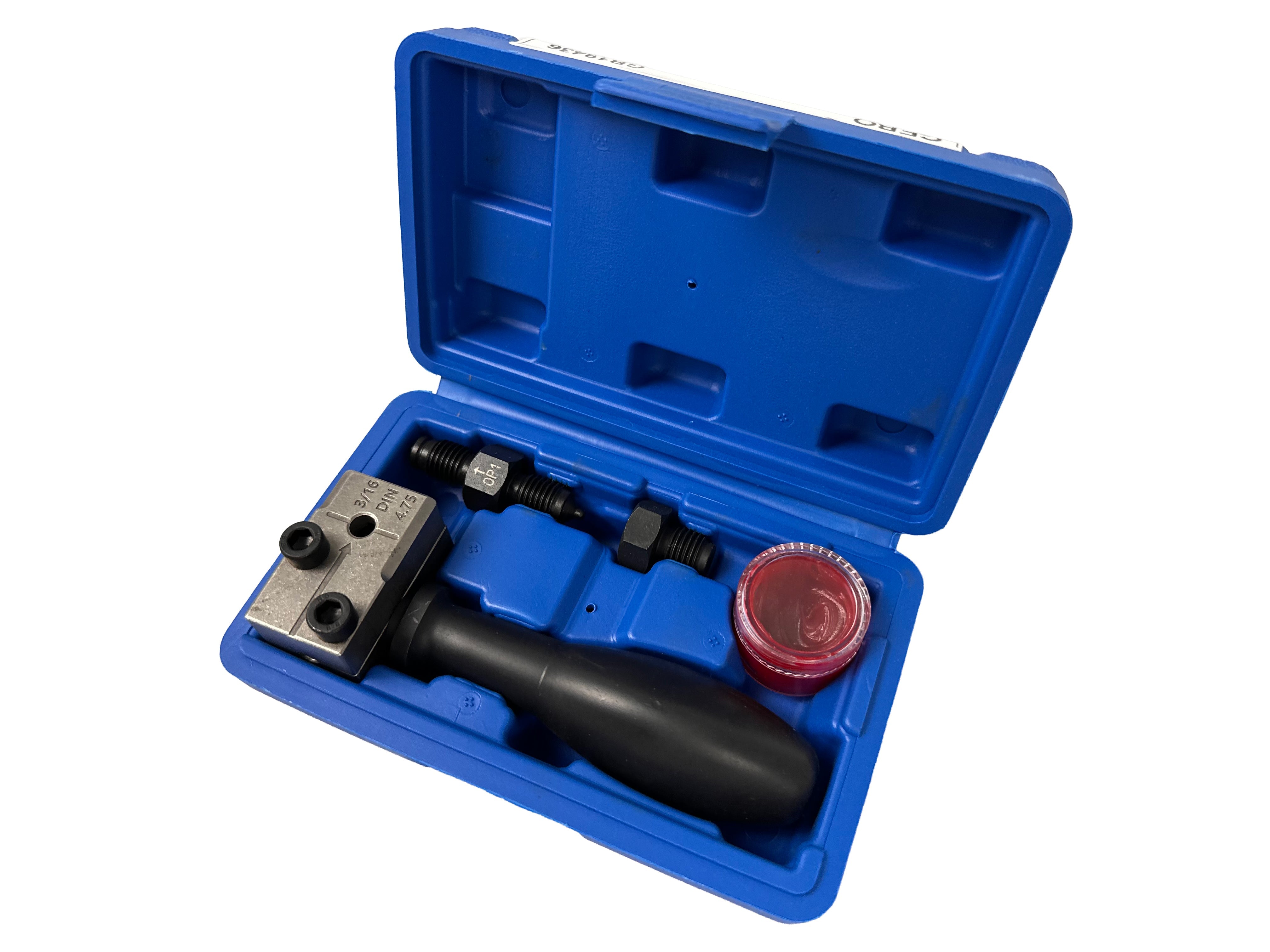 Svasatore,strumento per la svasatura tubi e condotte freni 4.75,cartellatrice da garage Gebo Tools