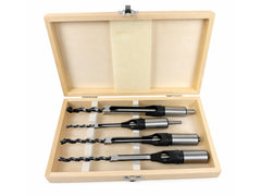 Set di 4 punte da trapano quadrate per la lavorazione del legno, set di punte per trapano per legno per falegnameria, punte per svasatura fai da te, Gebo Tools