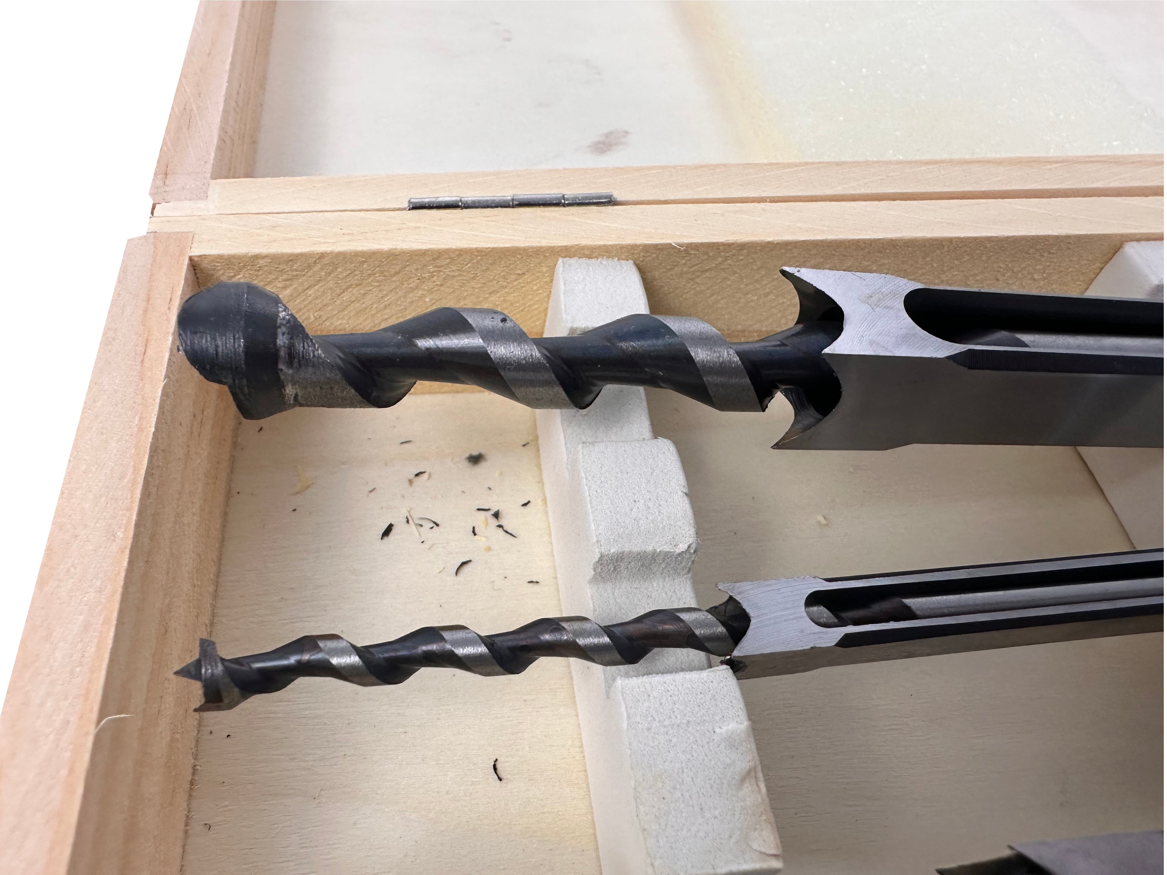 Set di 4 punte da trapano quadrate per la lavorazione del legno, set di punte per trapano per legno per falegnameria, punte per svasatura fai da te, Gebo Tools
