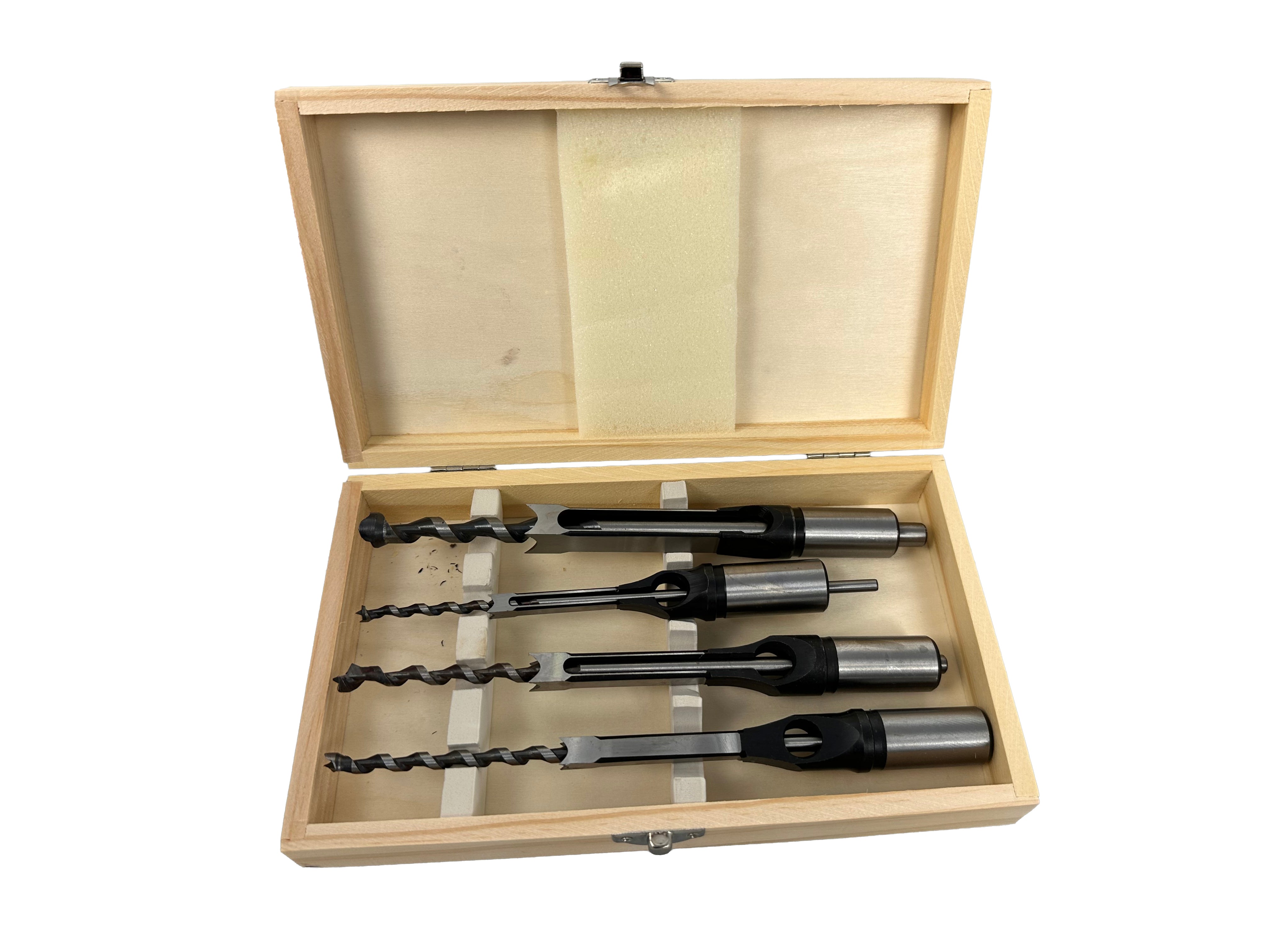 Set di 4 punte da trapano quadrate per la lavorazione del legno, set di punte per trapano per legno per falegnameria, punte per svasatura fai da te, Gebo Tools